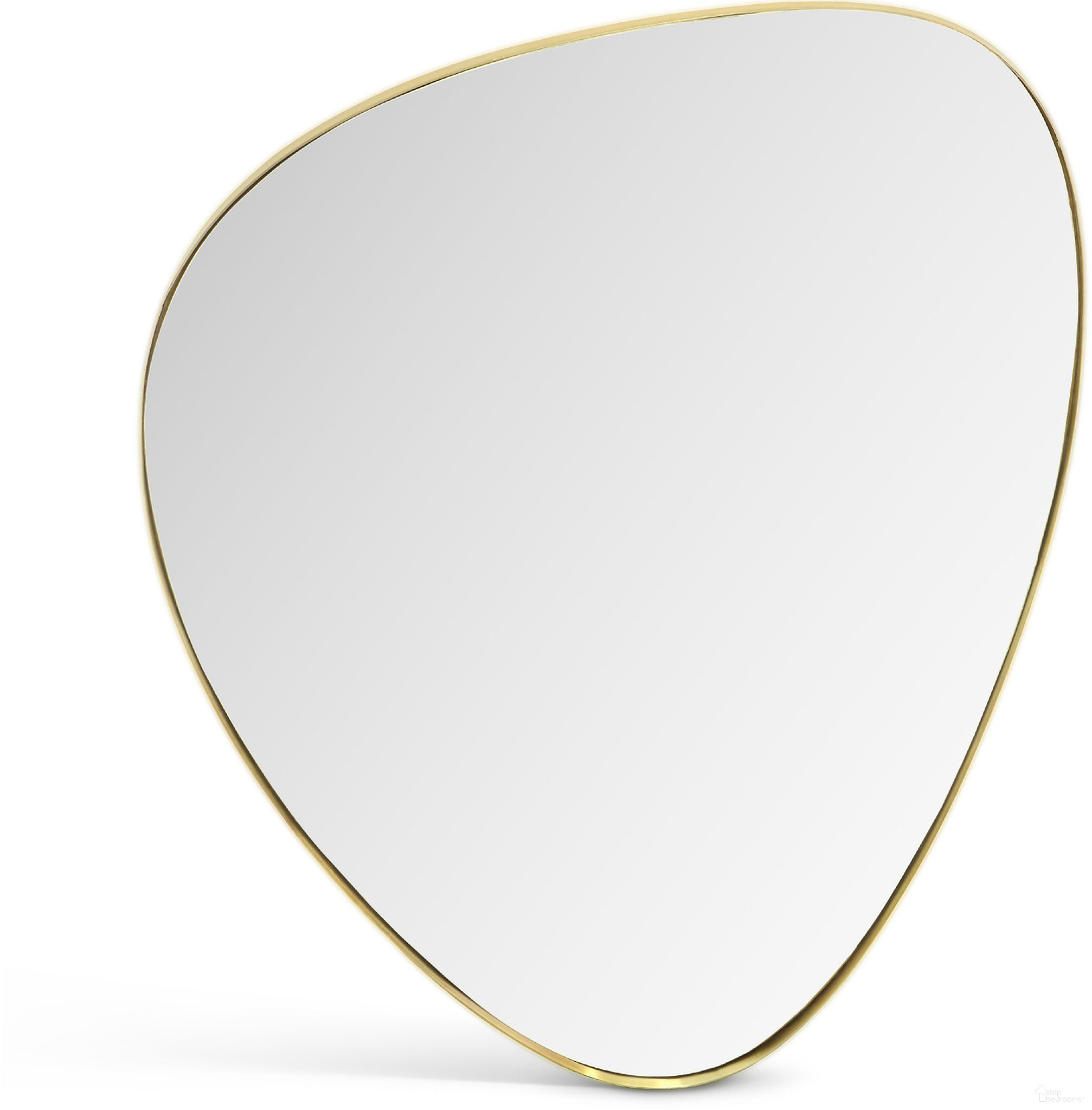 The appearance of Finch Mirror In Gold designed by Meridian in the modern / contemporary interior design. This gold piece of furniture was selected by 1StopBedrooms from Finch Collection to add a touch of cosiness and style into your home. Sku: 419Gold-24M. Material: Glass.