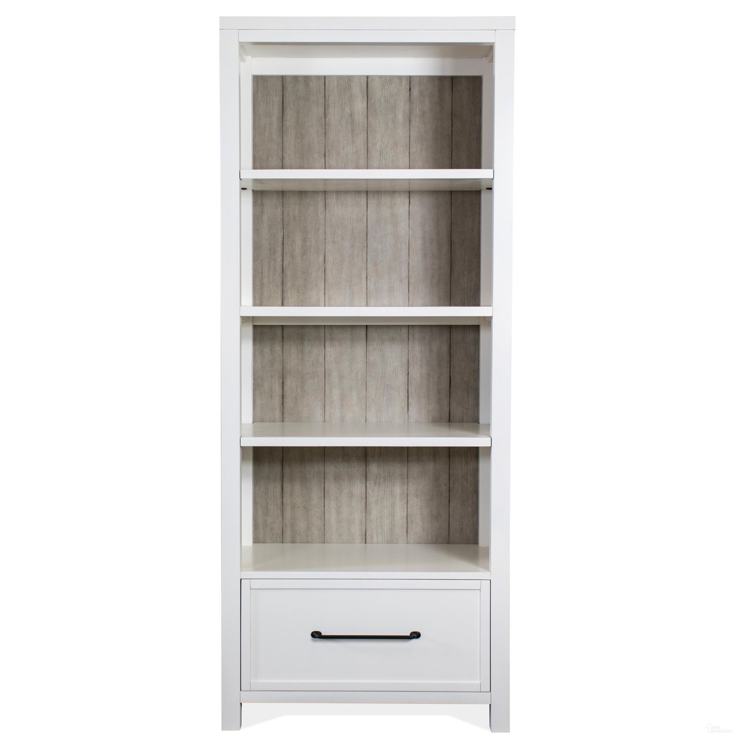 Finn Drawer Bookcase In Cloud and Fog
