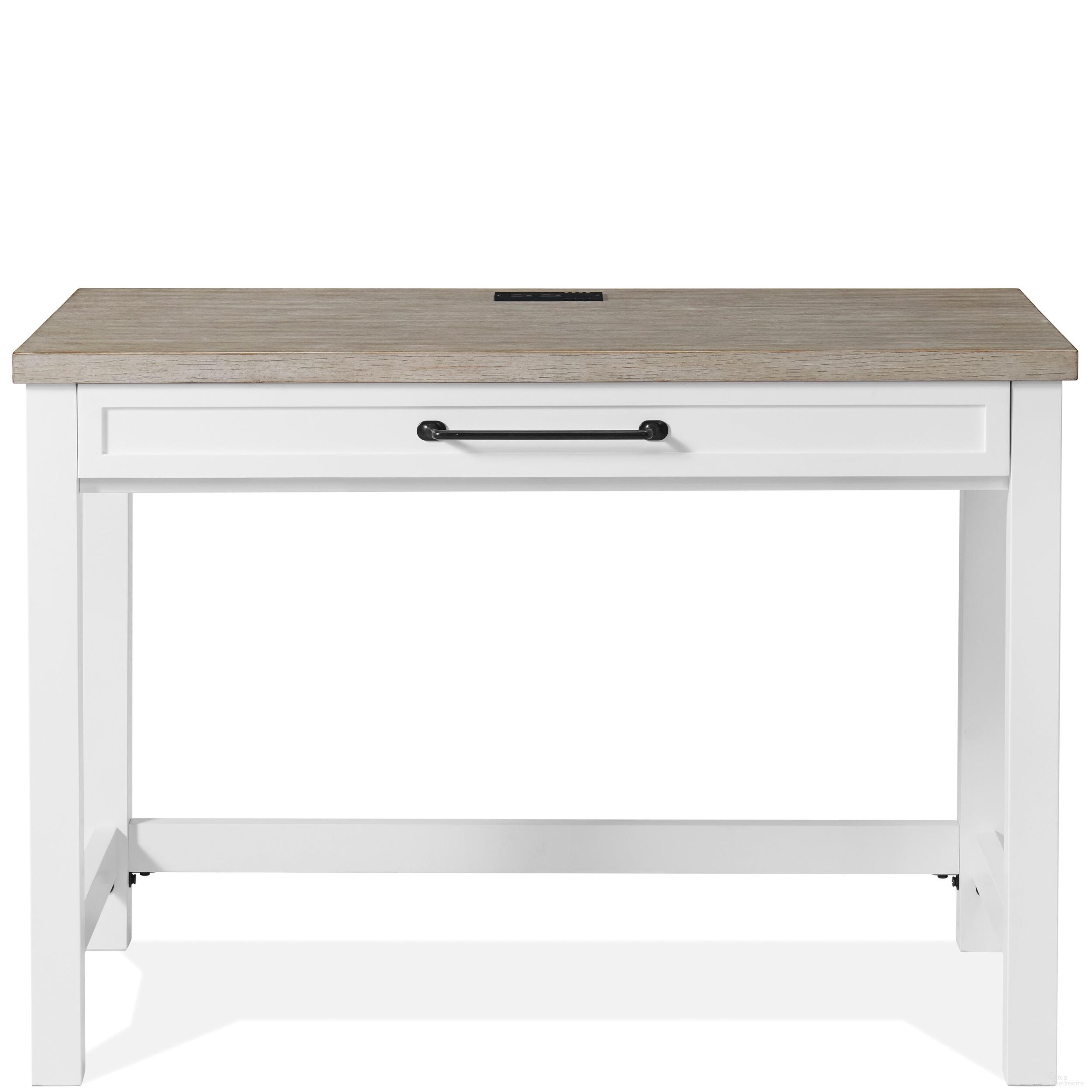 The appearance of Finn Writing Desk In Cloud and Fog designed by Riverside Furniture in the country / farmhouse interior design. This cloud/fog piece of furniture was selected by 1StopBedrooms from Finn Collection to add a touch of cosiness and style into your home. Sku: 28630.