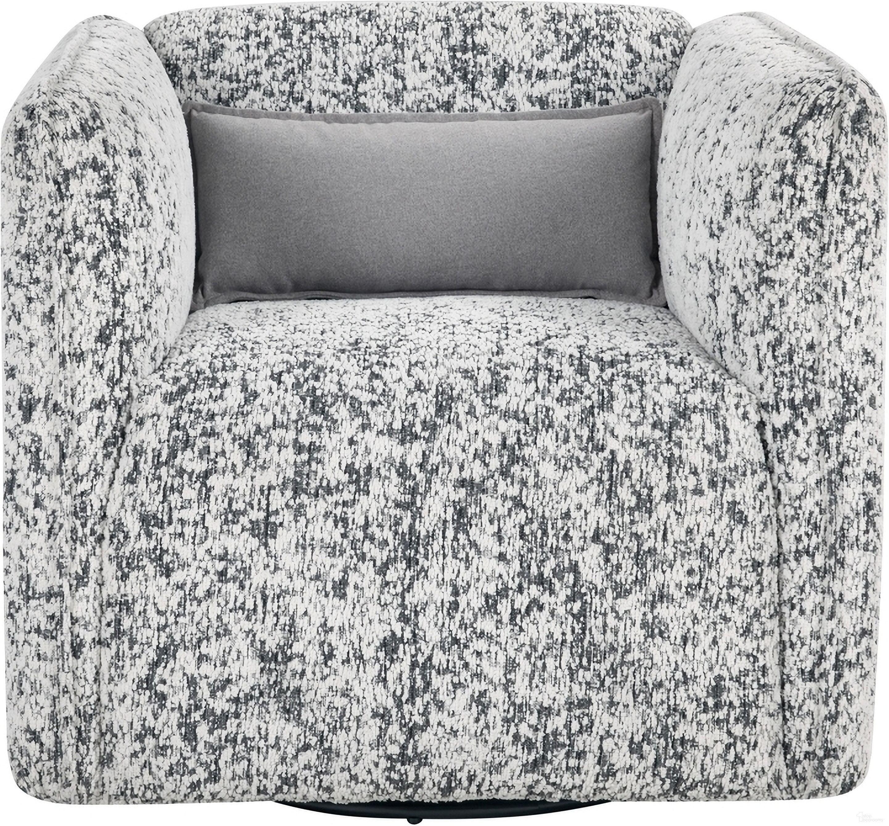 Finnegan Swivel Chair In Gray
