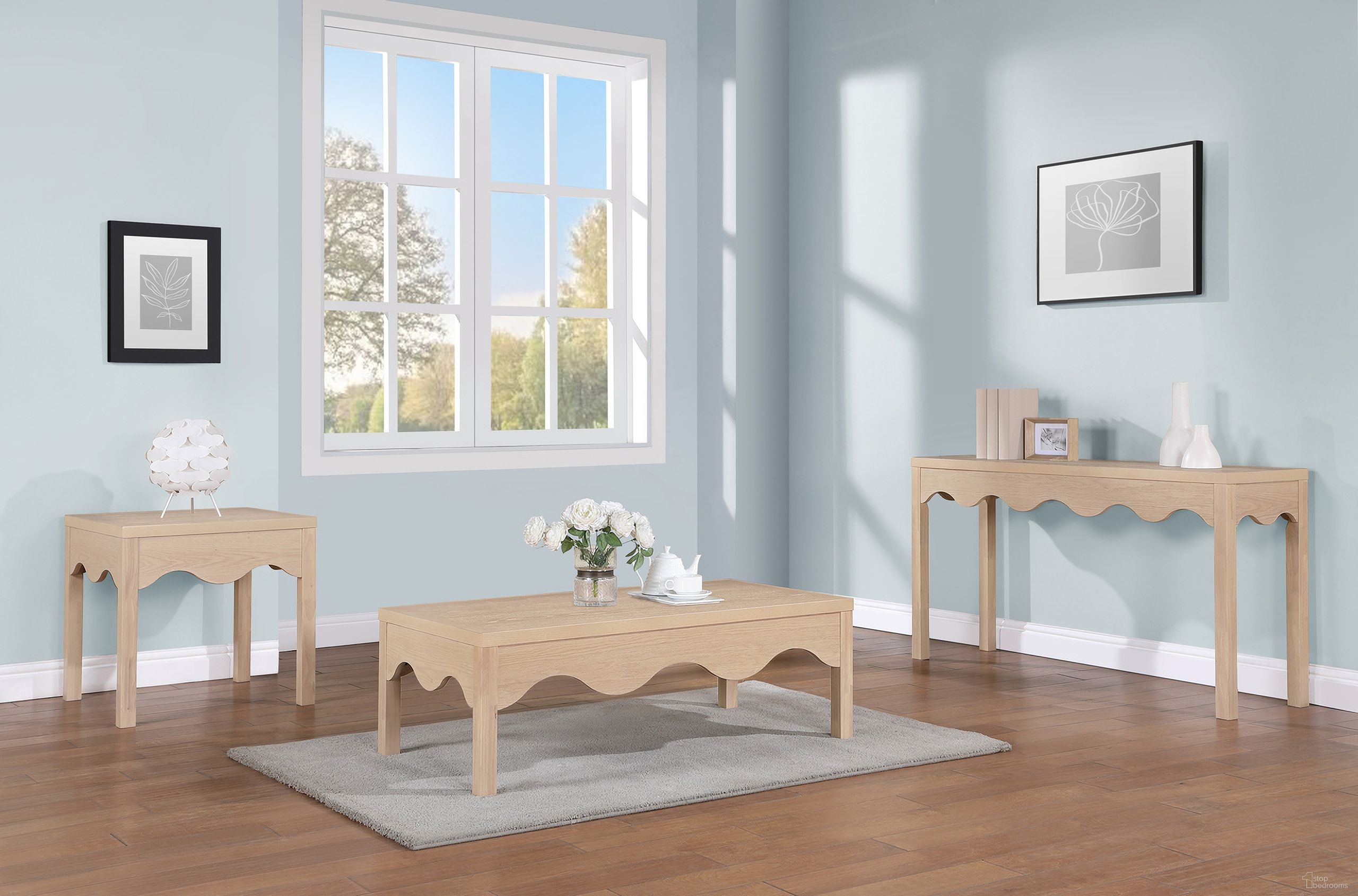 The appearance of Fiora Occasional Table Set In Natural designed by Meridian in the modern / contemporary interior design. This natural piece of furniture was selected by 1StopBedrooms from Fiora Collection to add a touch of cosiness and style into your home. Sku: 99041Natural-CT;99041Natural-ET. Material: MDF.