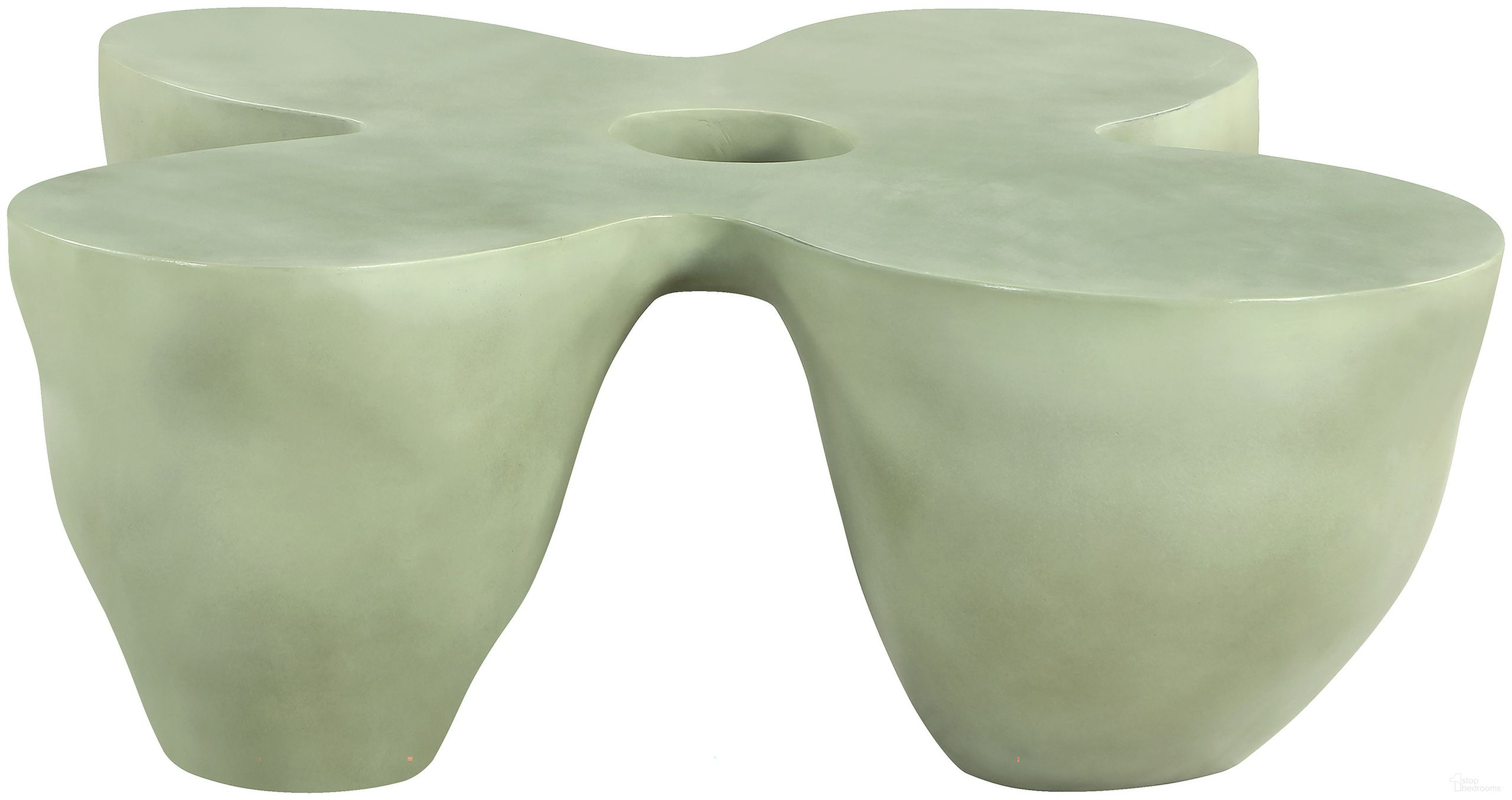 The appearance of Fiore Concrete Coffee Table In Green designed by Meridian in the modern / contemporary interior design. This green piece of furniture was selected by 1StopBedrooms from Fiore Collection to add a touch of cosiness and style into your home. Sku: 605Green-CT. Material: Glass Fiber Reinforced Concrete.