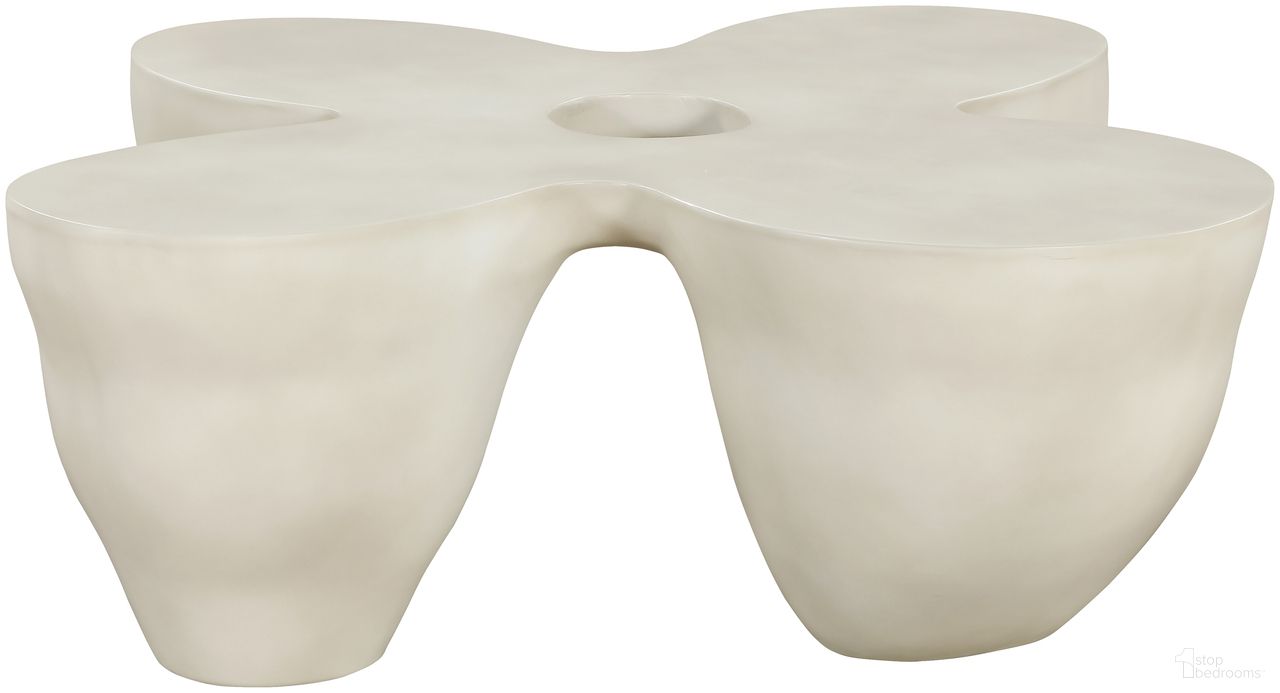 The appearance of Fiore Concrete Coffee Table In Taupe designed by Meridian in the modern / contemporary interior design. This taupe piece of furniture was selected by 1StopBedrooms from Fiore Collection to add a touch of cosiness and style into your home. Sku: 605Taupe-CT. Material: Glass Fiber Reinforced Concrete.