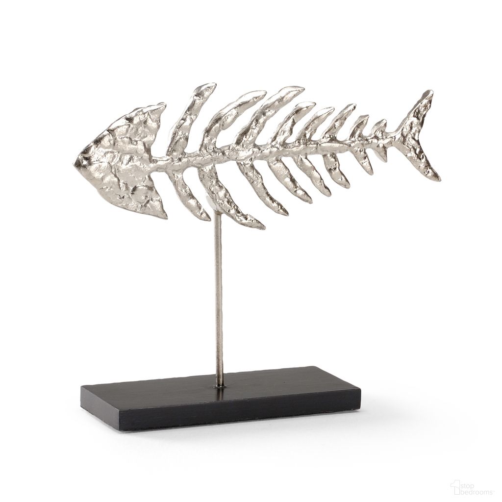 Fish Skeleton In Silver