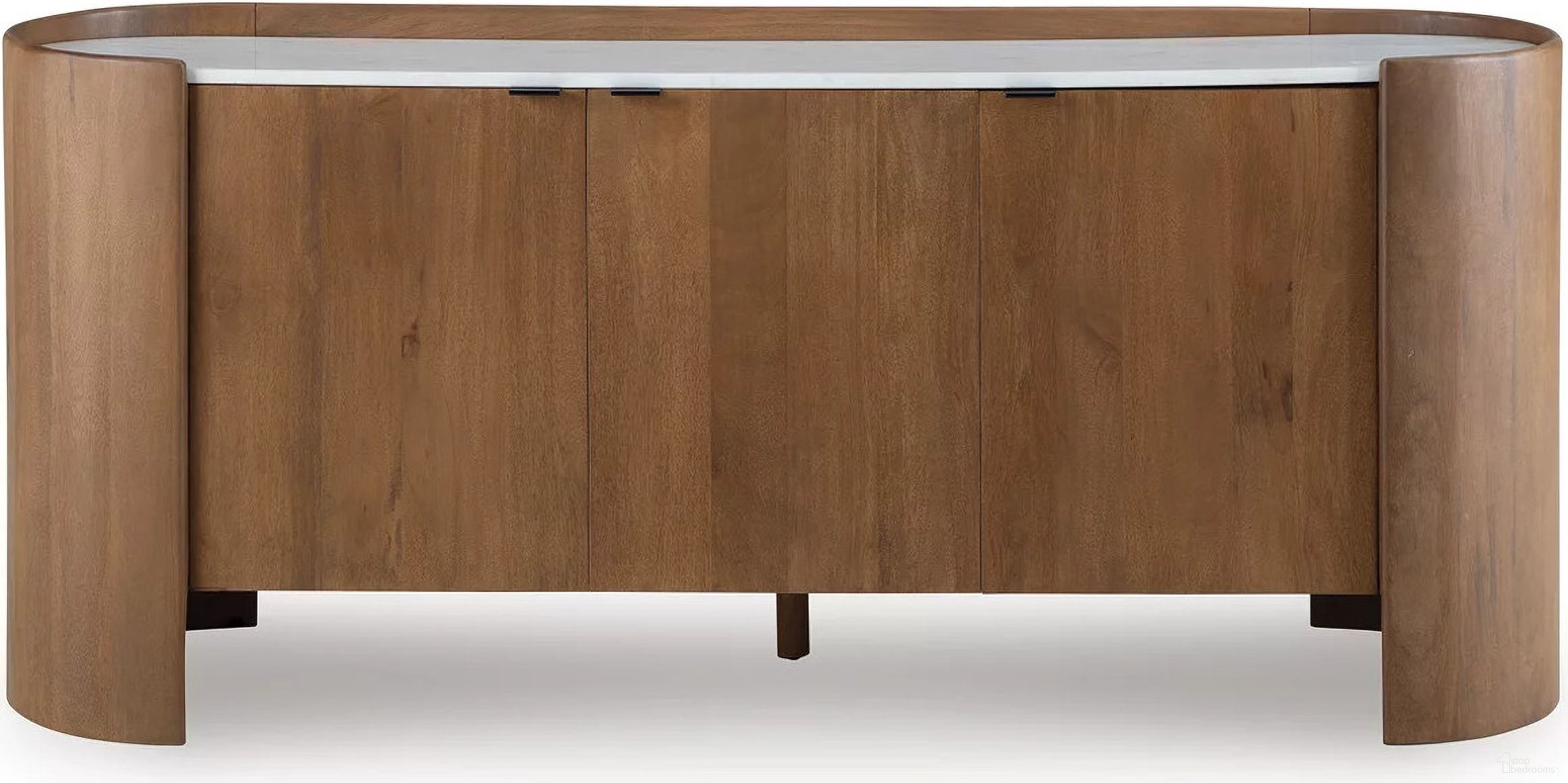 The appearance of Fitzroy Accent Cabinet In White and Brown designed by Signature Design by Ashley in the modern / contemporary interior design. This white/brown piece of furniture was selected by 1StopBedrooms from Fitzroy Collection to add a touch of cosiness and style into your home. Sku: A4000688. Material: Wood.
