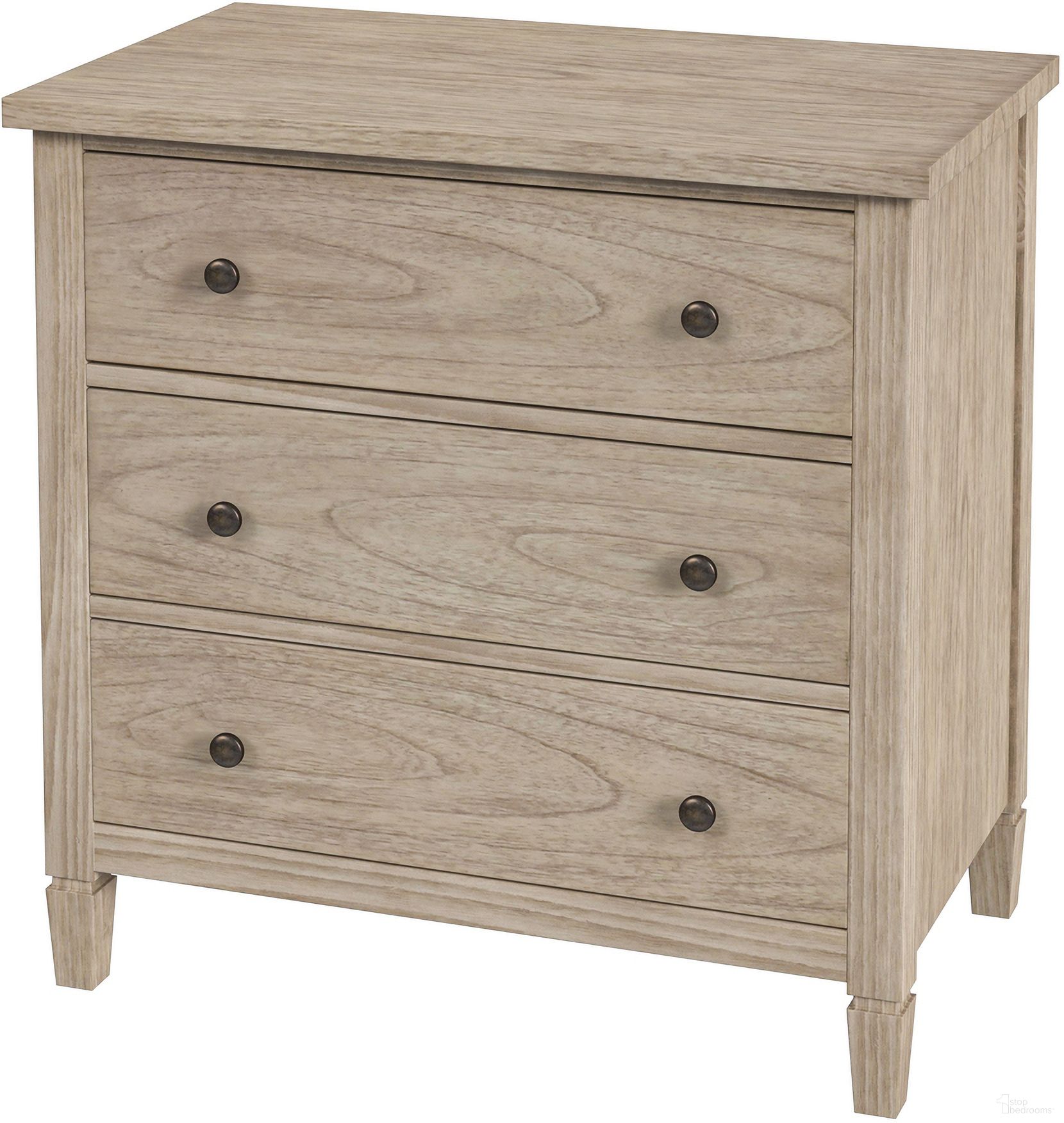 The appearance of Flagstaff 3 Drawer Dresser In Natural designed by Butler Specialty Company in the traditional interior design. This natural piece of furniture  was selected by 1StopBedrooms from Flagstaff Collection to add a touch of cosiness and style into your home. Sku: 5726449. Material: Wood.