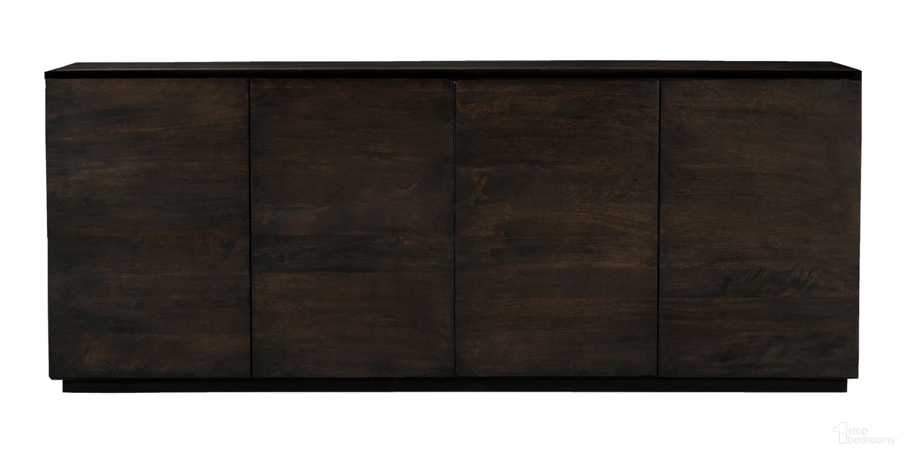 Flagstaff 4-Door Sideboard In Barista Brown