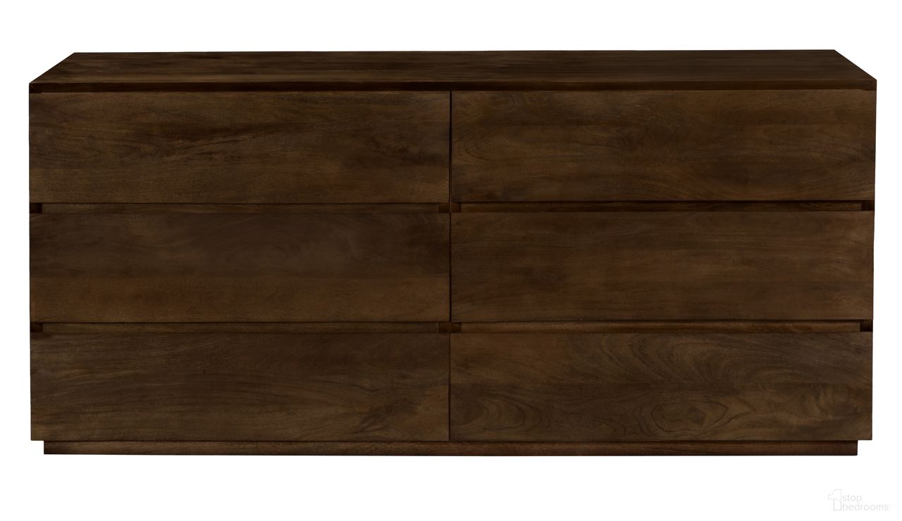 Flagstaff 6-Drawer Dresser In Barista Brown
