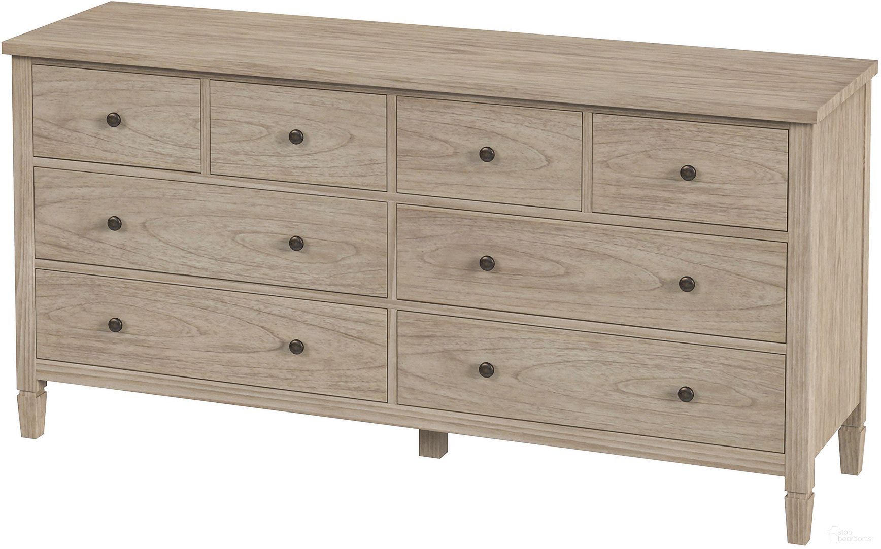 The appearance of Flagstaff 8 Drawer Dresser In Natural designed by Butler Specialty Company in the traditional interior design. This natural piece of furniture was selected by 1StopBedrooms from Flagstaff Collection to add a touch of cosiness and style into your home. Sku: 5730449. Material: Wood.