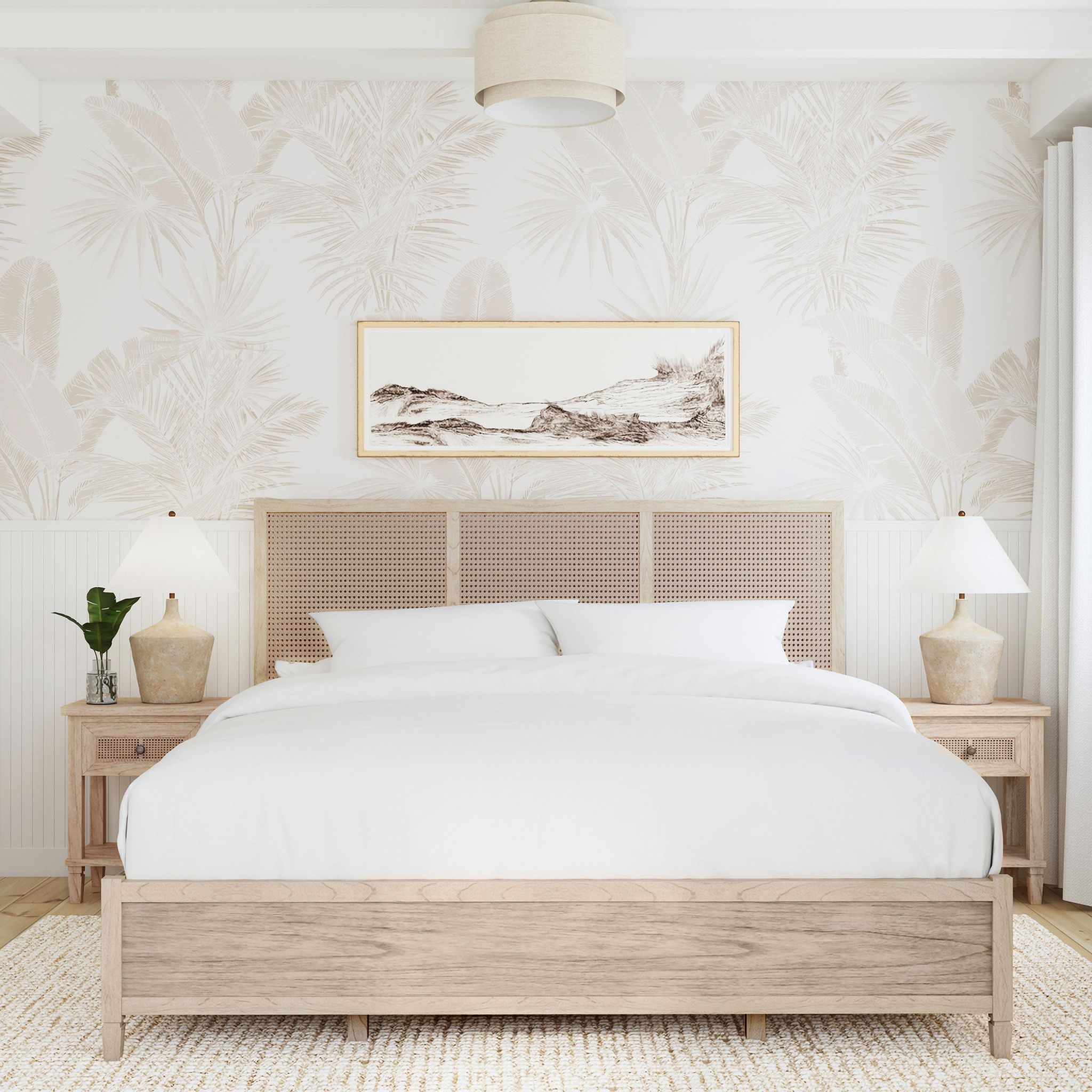 The appearance of Flagstaff Cane Bedroom Set In Natural designed by Butler Specialty Company in the traditional interior design. This natural piece of furniture was selected by 1StopBedrooms from Flagstaff Collection to add a touch of cosiness and style into your home. Sku: 5749449;5758449. Material: Wood. Bed Size: Queen.