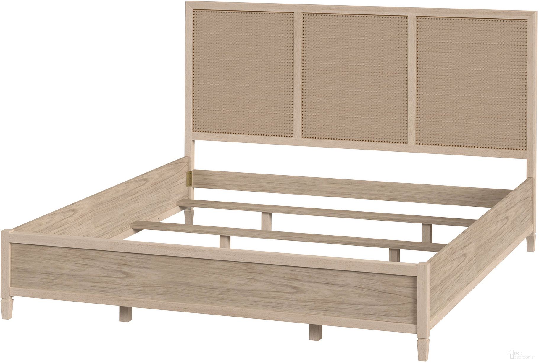 The appearance of Flagstaff King Size Cane Bed In Natural designed by Butler Specialty Company in the traditional interior design. This natural piece of furniture  was selected by 1StopBedrooms from Flagstaff Collection to add a touch of cosiness and style into your home. Sku: 5748449. Bed Type: Panel Bed. Material: Wood. Bed Size: King.