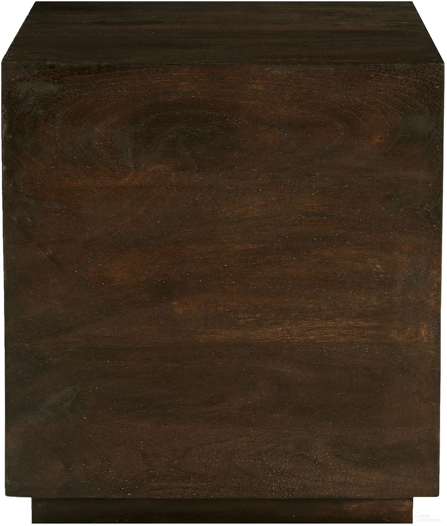The appearance of Flagstaff Square Side Table In Barista Brown designed by Moti in the modern / contemporary interior design. This barista brown piece of furniture was selected by 1StopBedrooms from Flagstaff Collection to add a touch of cosiness and style into your home. Sku: 77004024. Material: Solid Wood.