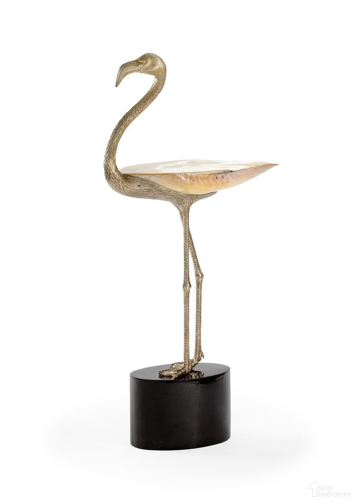 The appearance of Flamingo Centerpiece In Silver designed by Chelsea House in the interior design. This silver piece of furniture was selected by 1StopBedrooms from Chelsea House Misc Collection to add a touch of cosiness and style into your home. Sku: 384875. Material: Brass.