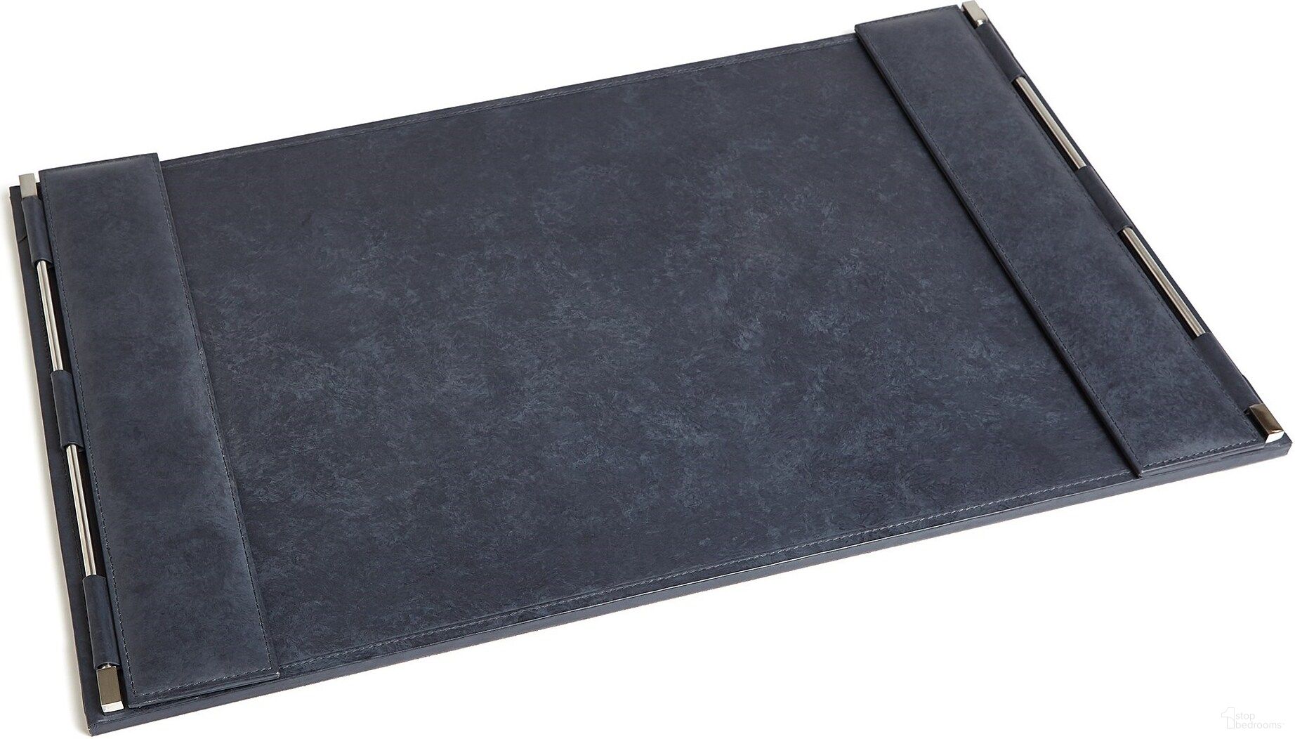 The appearance of Flap Desk Blotter In Blue Wash designed by Global Views in the modern / contemporary interior design. This blue piece of furniture was selected by 1StopBedrooms from Flap Collection to add a touch of cosiness and style into your home. Sku: 992825. Material: Leather.