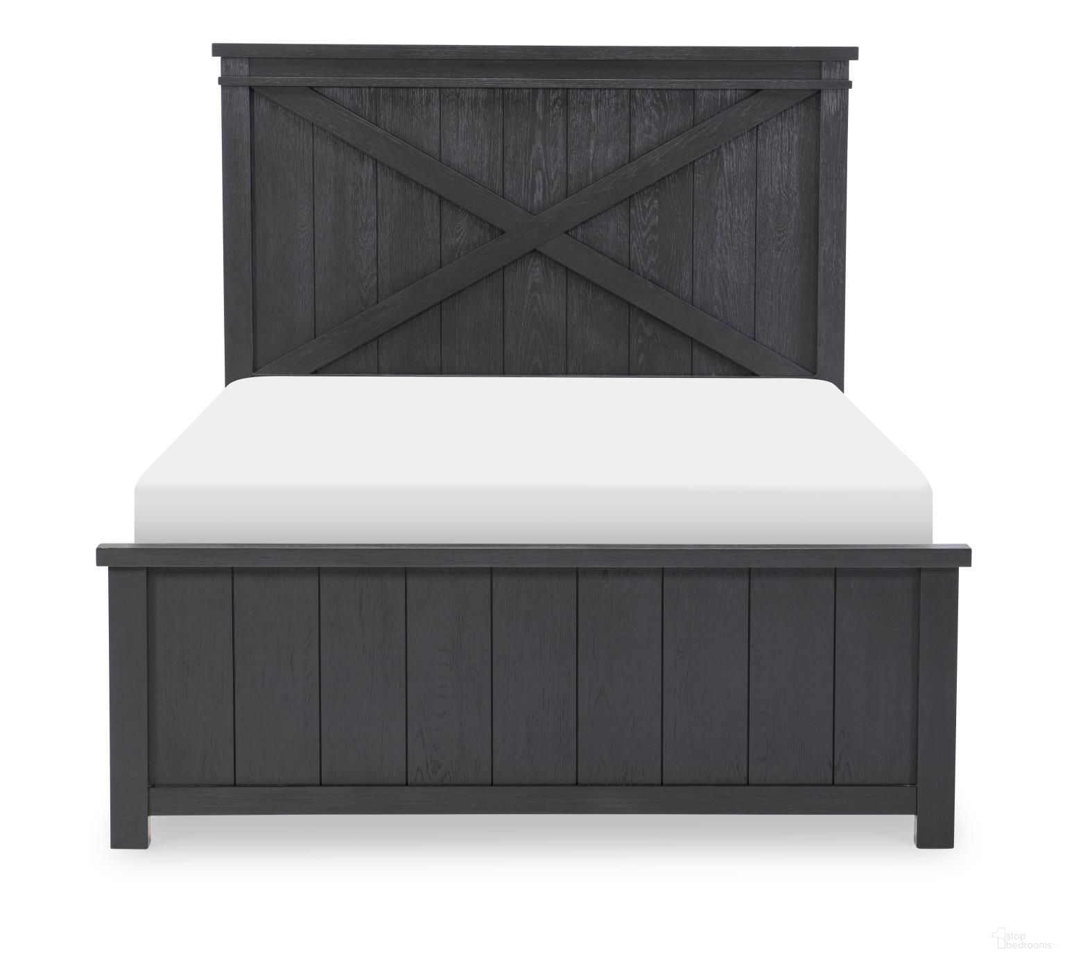 The appearance of Flatiron Complete Full Panel Bed In Midnight designed by Legacy Classic in the country / farmhouse interior design. This midnight piece of furniture was selected by 1StopBedrooms from Flatiron Collection to add a touch of cosiness and style into your home. Sku: 1860-4104V;1860-4114V;1860-4900V. Bed Type: Panel Bed. Bed Size: Full. Material: Hardwood.