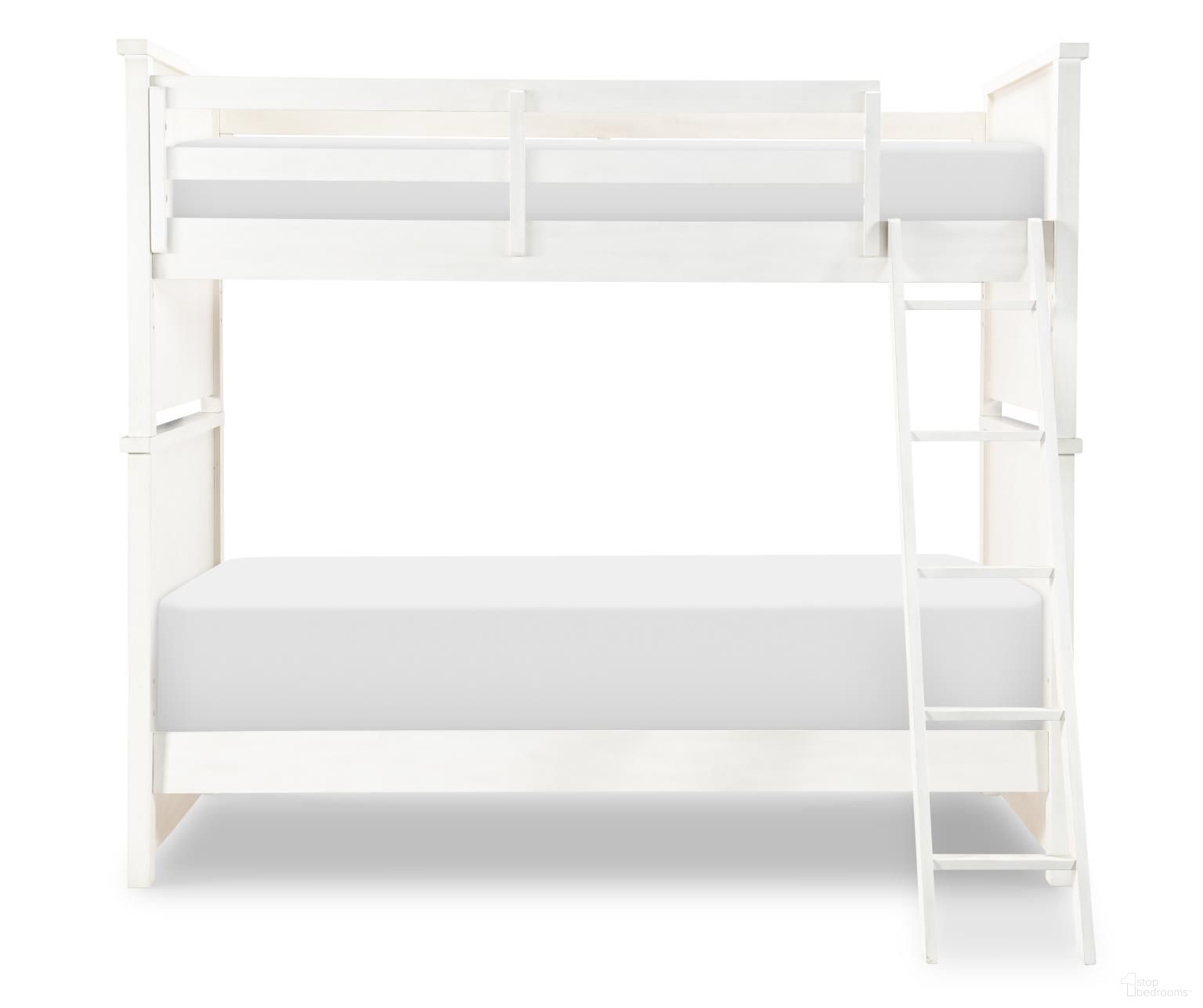Flatiron Complete Twin Over Twin Bunk Bed In Aged White
