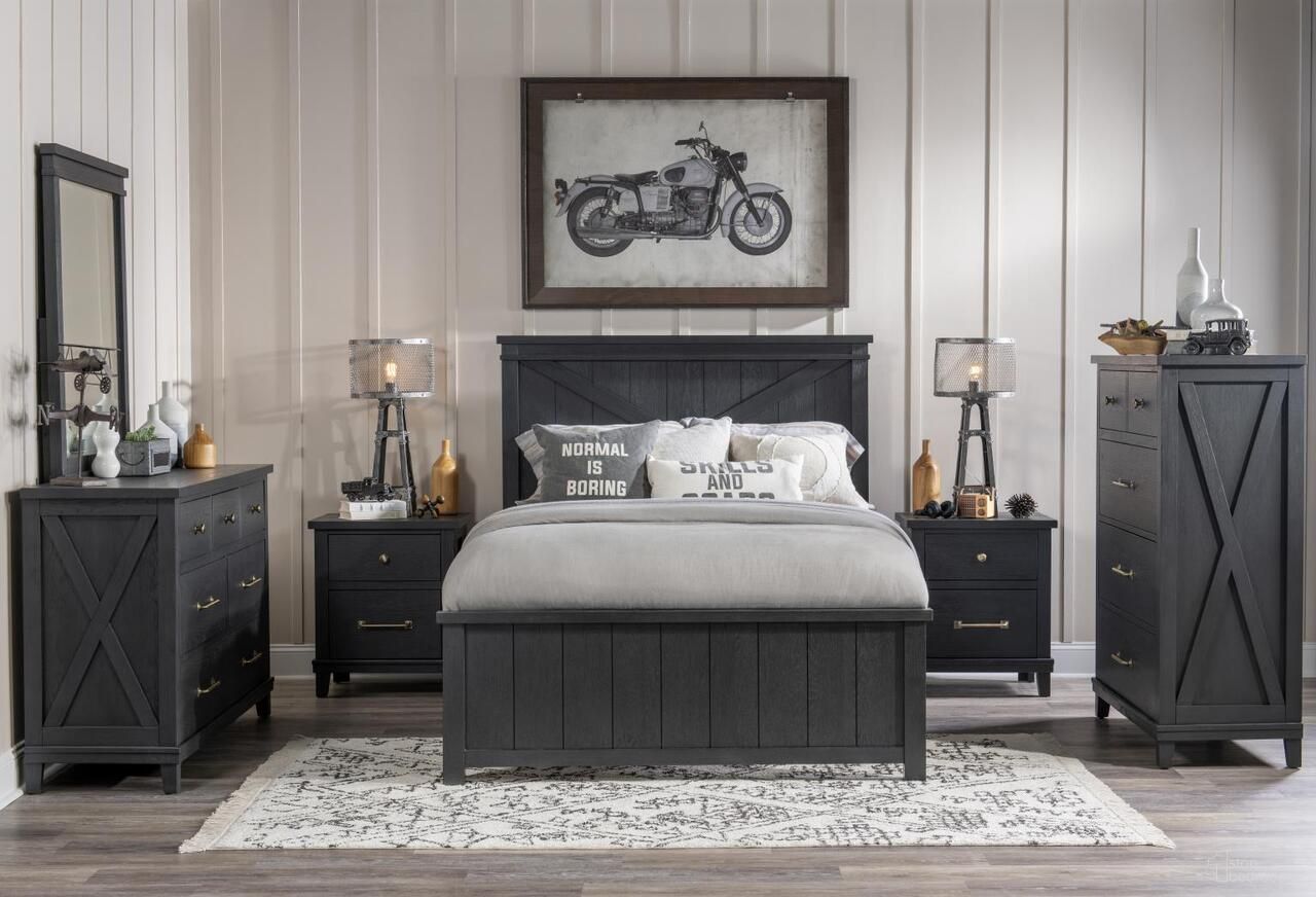 Flatiron Youth Panel Bedroom Set In Midnight
