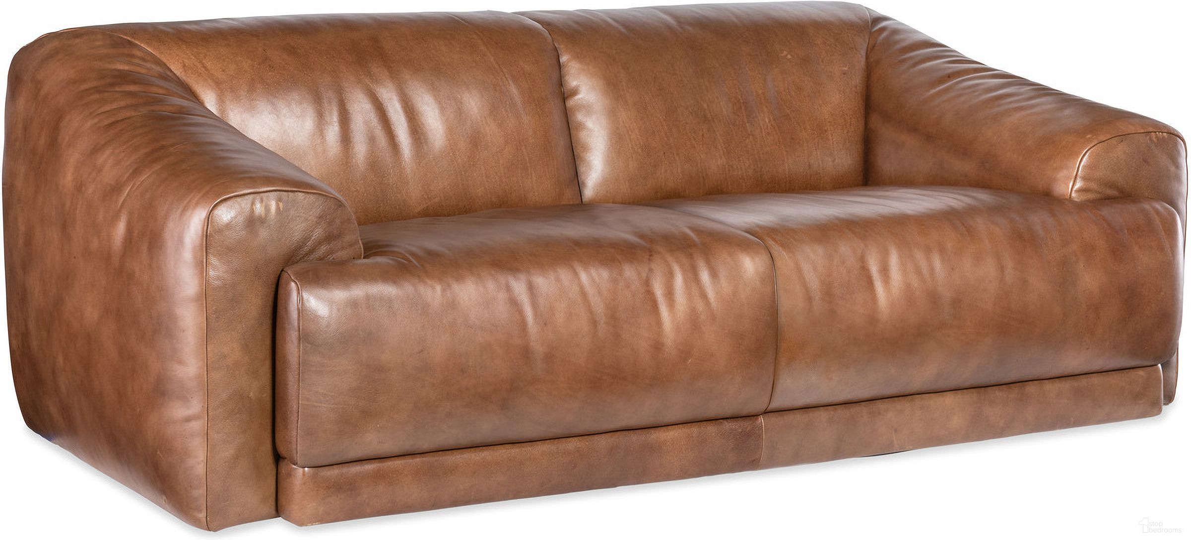 The appearance of Fleetwood 2-Seat Sofa In Brown designed by Hooker in the transitional interior design. This brown piece of furniture was selected by 1StopBedrooms from SS Collection to add a touch of cosiness and style into your home. Sku: SS415-025-082. Material: Leather.