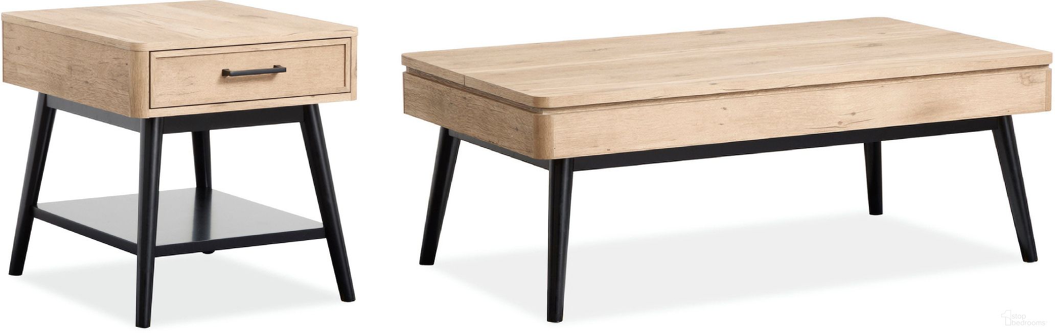 The appearance of Fletcher Rectangular Occasional Table Set In Driftwood designed by Magnussen in the modern / contemporary interior design. This driftwood piece of furniture was selected by 1StopBedrooms from Fletcher Collection to add a touch of cosiness and style into your home. Sku: T5864-50;T5864-03. Material: Hardwood.