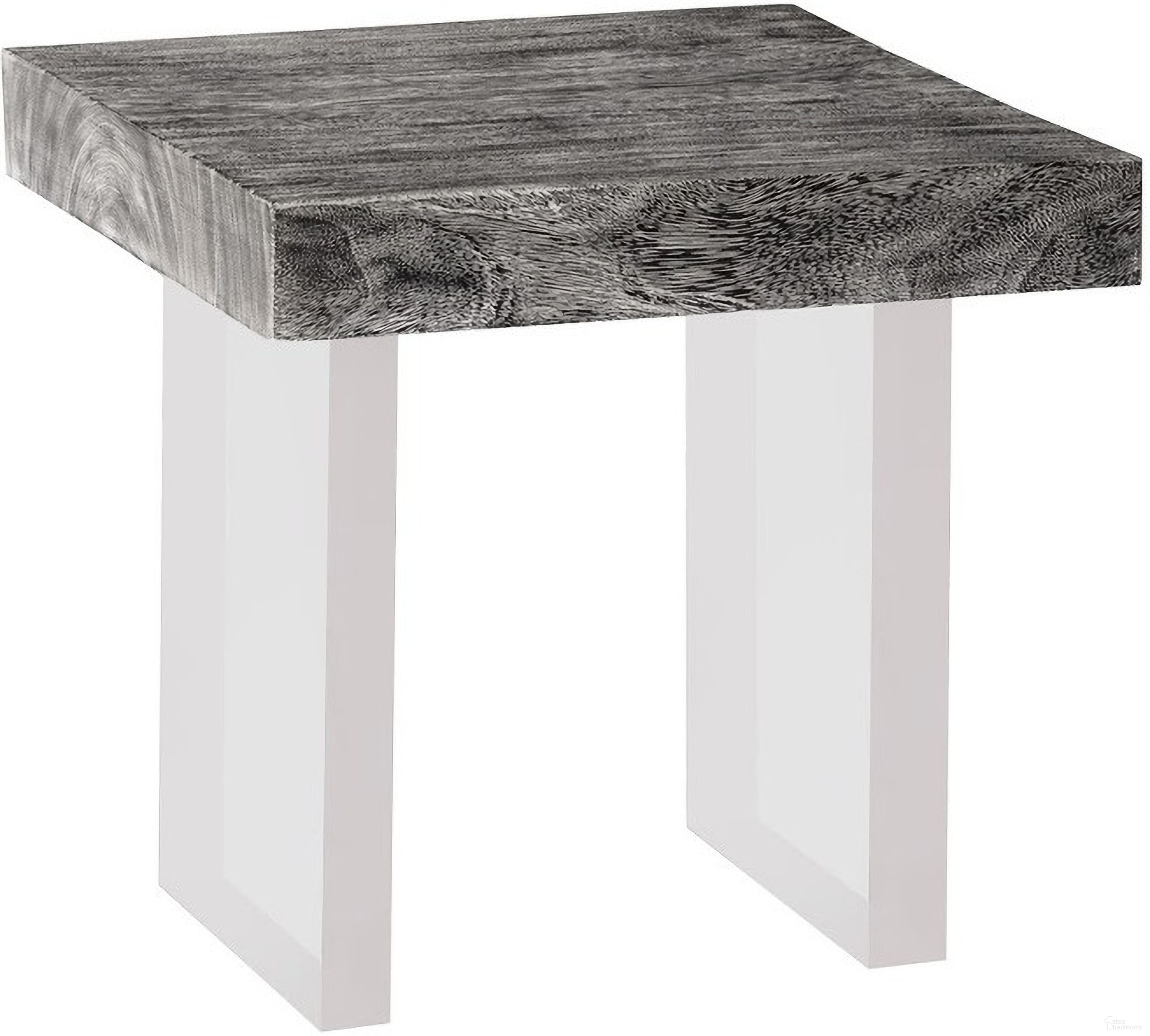 The appearance of Floating Side Table with Acrylic Legs In Gray designed by Phillips Collection in the modern / contemporary interior design. This gray piece of furniture  was selected by 1StopBedrooms from  to add a touch of cosiness and style into your home. Sku: TH100572. Material: Wood.