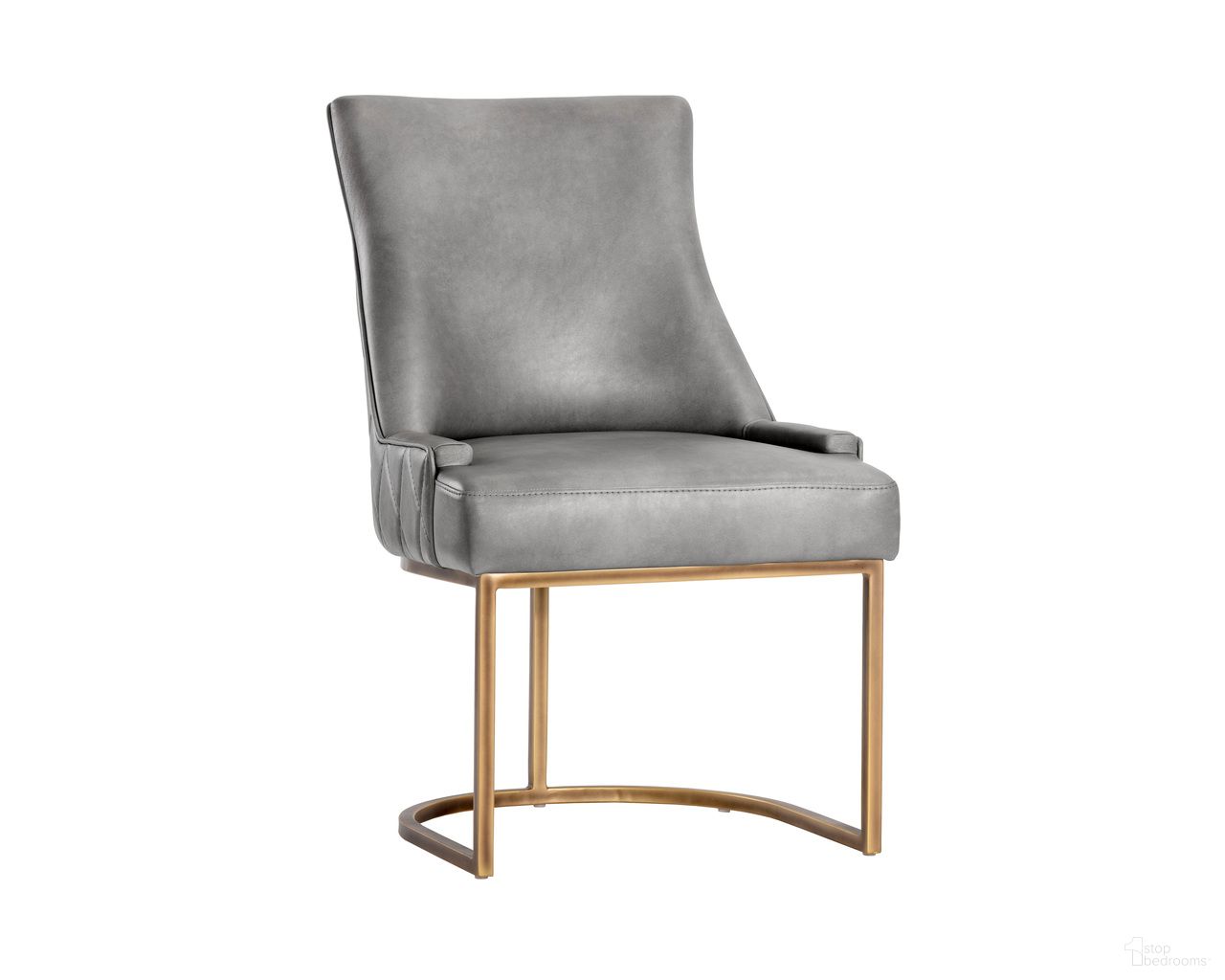 Florence Dining Chair Set of 2 In Bravo Metal