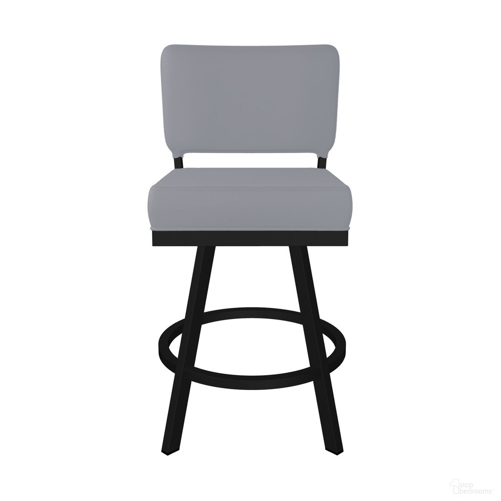 The appearance of Florida 26 Inch Counter Height Swivel Stool In Sable Onyx and Charcoal Gray designed by Wesley Allen in the transitional interior design. This sable onyx/charcoal gray piece of furniture  was selected by 1StopBedrooms from Florida Collection to add a touch of cosiness and style into your home. Sku: B505H26-S-MB-DST. Material: Metal.