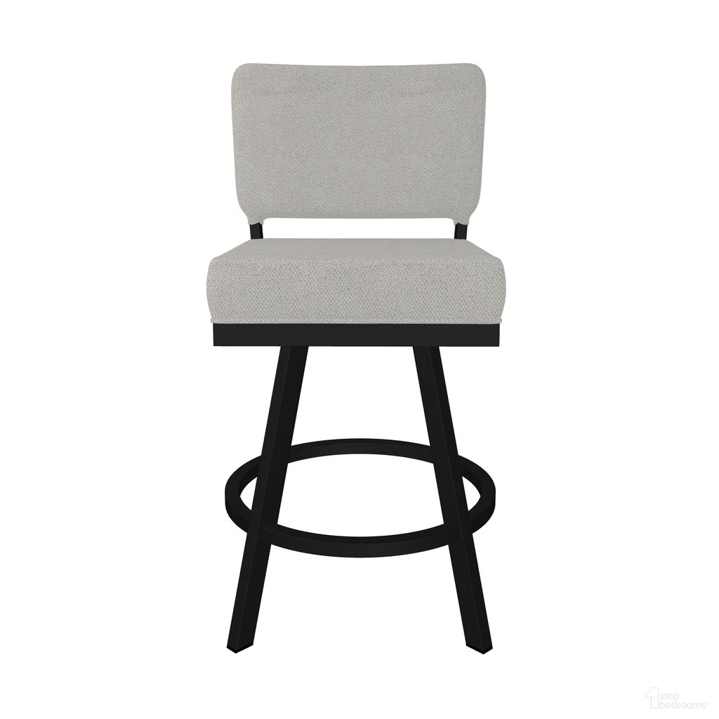 The appearance of Florida 26 Inch Counter Height Swivel Stool In Sable Onyx and Irish Mist designed by Wesley Allen in the transitional interior design. This sable onyx/irish mist piece of furniture was selected by 1StopBedrooms from Florida Collection to add a touch of cosiness and style into your home. Sku: B505H26-S-MB-FM. Material: Metal.