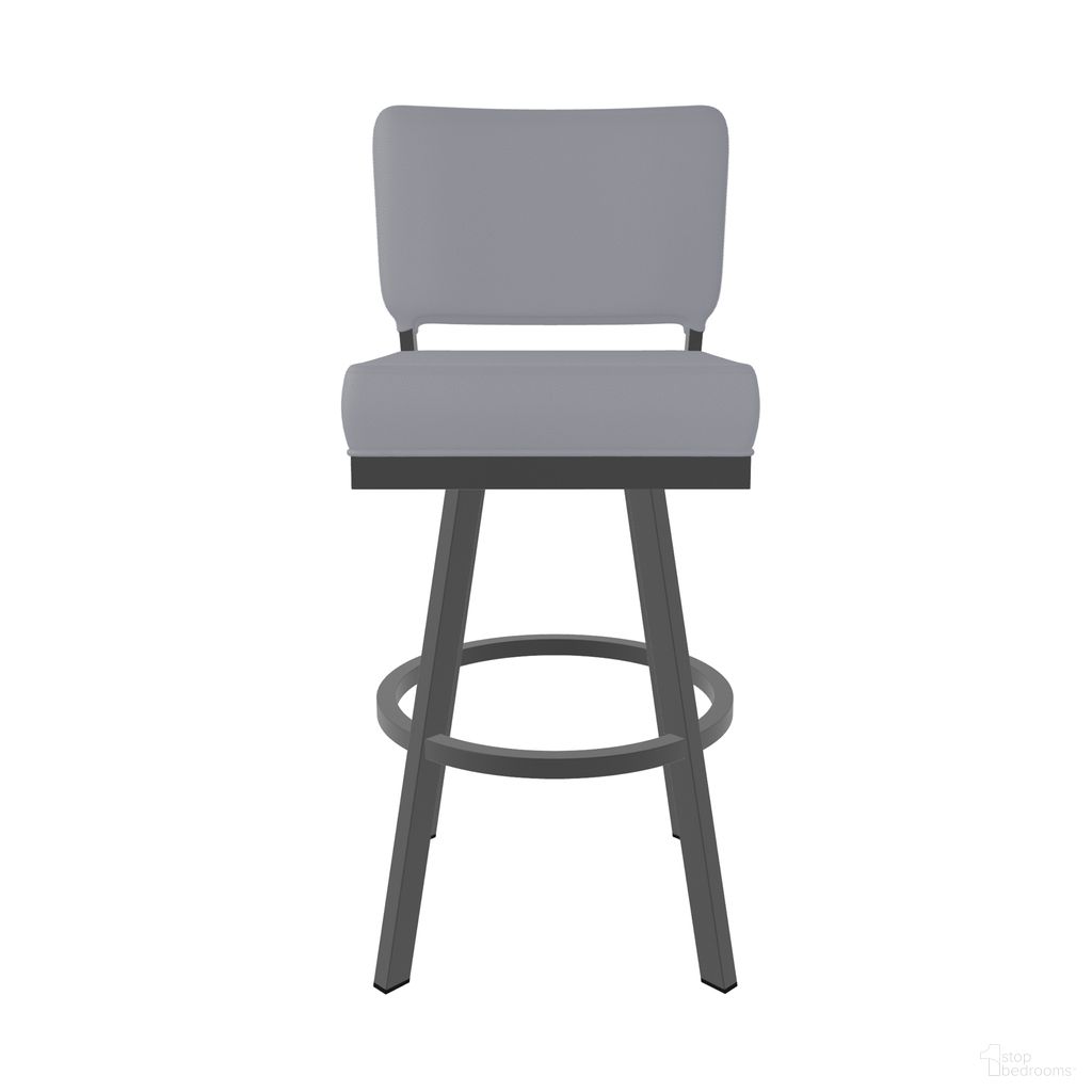 The appearance of Florida 30 Inch Bar Height Swivel Stool In Firestone Grey and Charcoal Gray designed by Wesley Allen in the transitional interior design. This firestone grey/charcoal gray piece of furniture  was selected by 1StopBedrooms from Florida Collection to add a touch of cosiness and style into your home. Sku: B505H30-S-PTR-DST. Material: Metal.