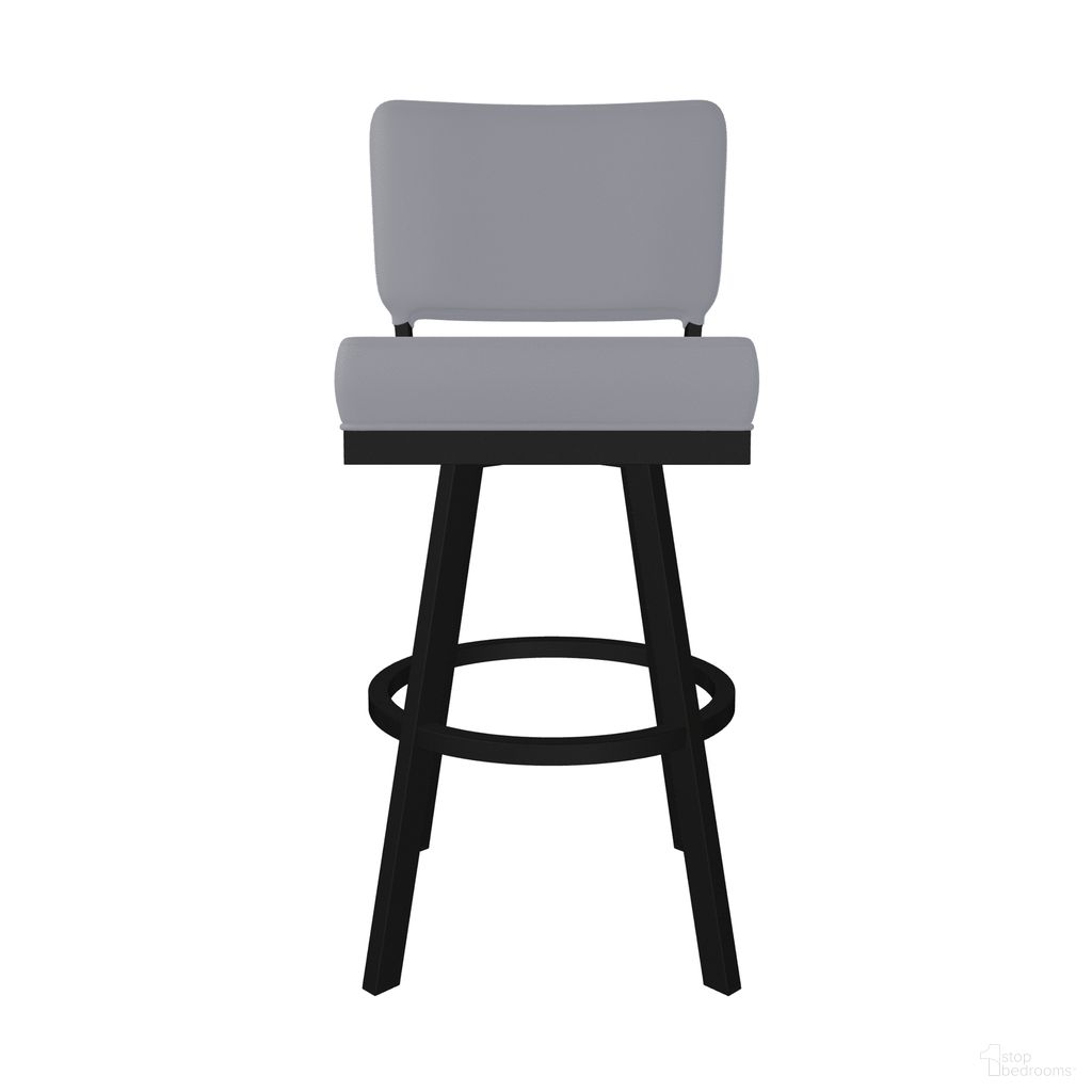 The appearance of Florida 30 Inch Bar Height Swivel Stool In Sable Onyx and Charcoal Gray designed by Wesley Allen in the transitional interior design. This sable onyx/charcoal gray piece of furniture  was selected by 1StopBedrooms from Florida Collection to add a touch of cosiness and style into your home. Sku: B505H30-S-MB-DST. Material: Metal.
