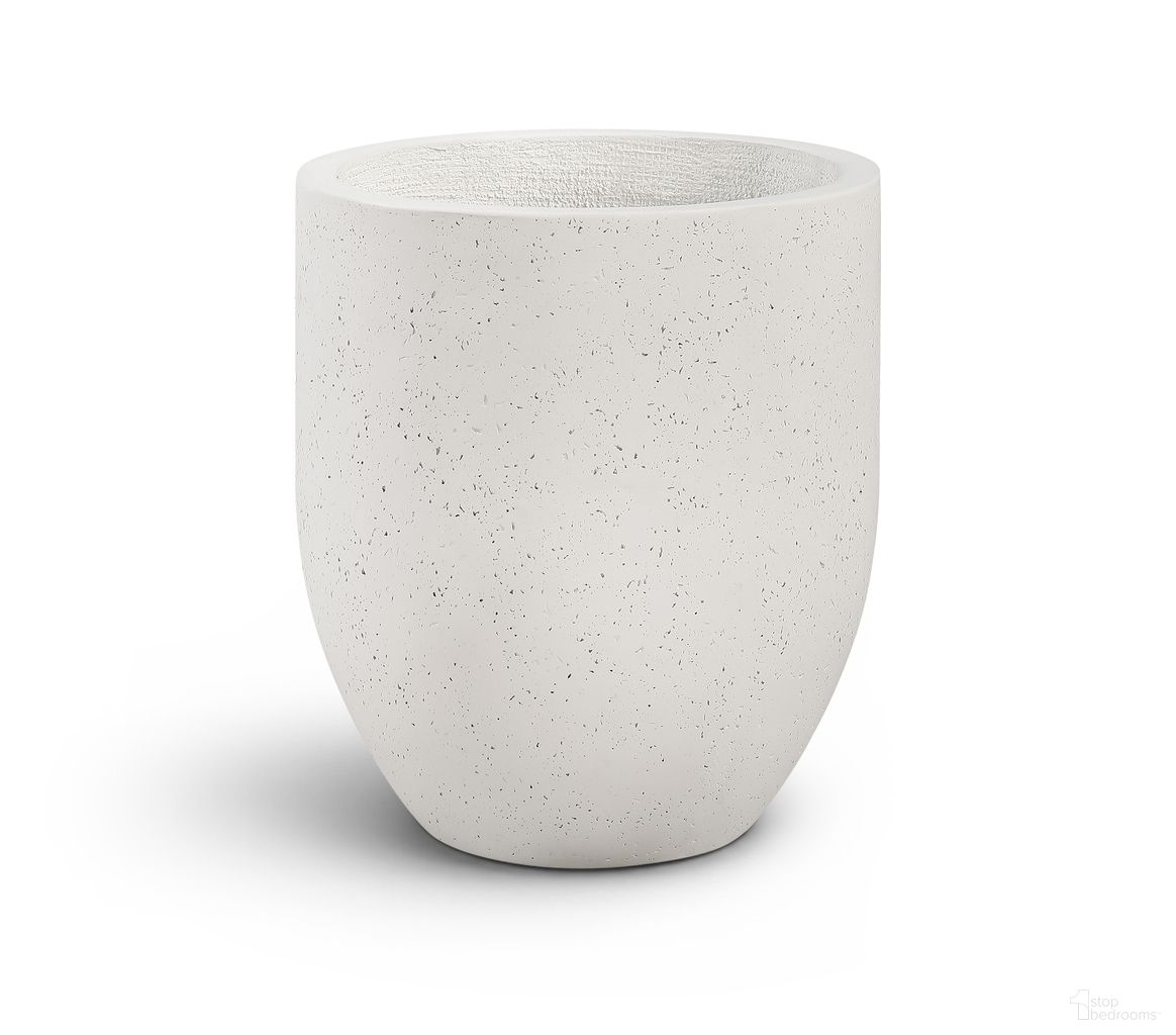 Florique Concrete Planter In Cream