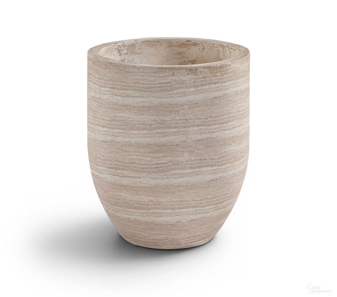 Florique Concrete Planter In Travertine