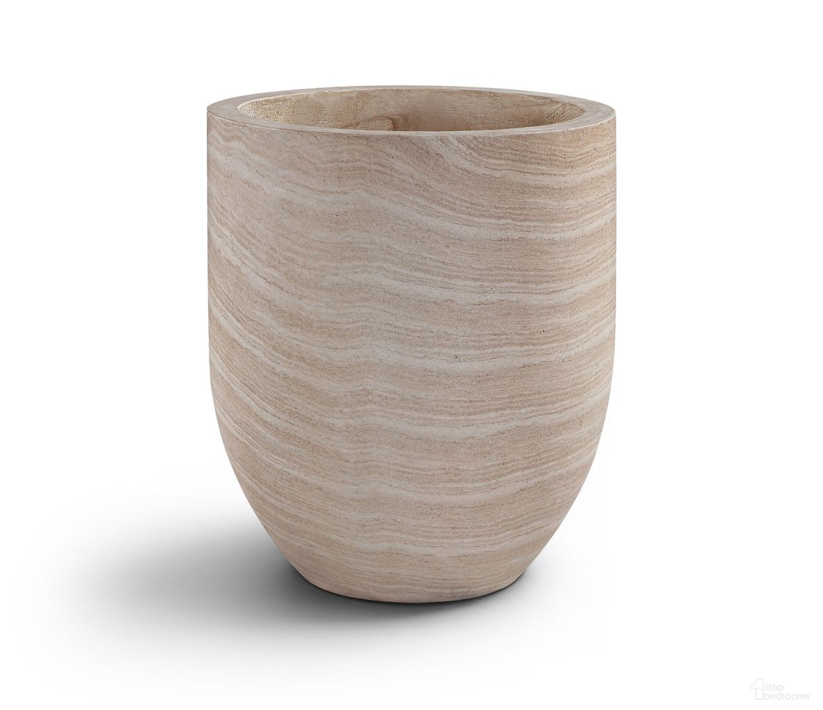 Florique Concrete Planter In Travertine