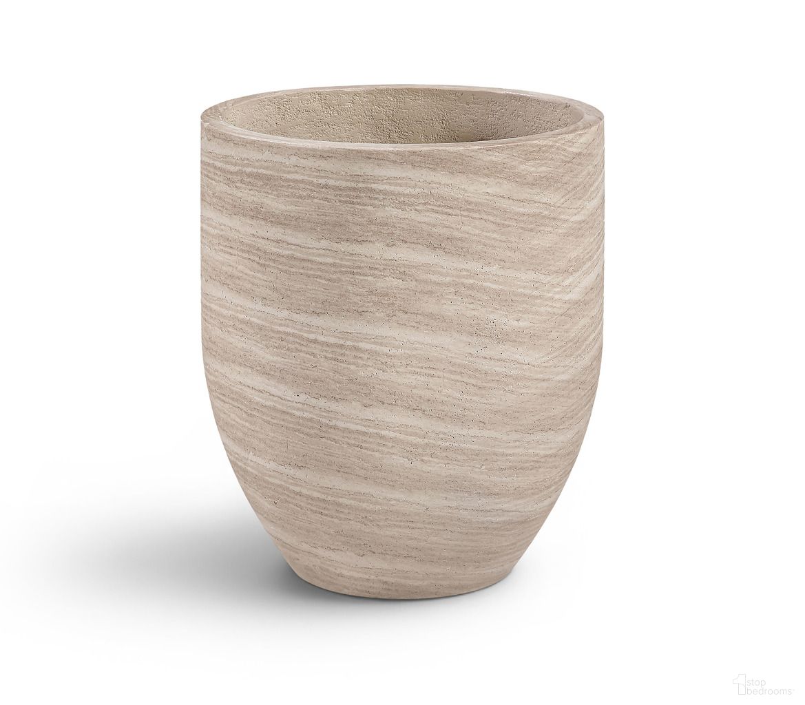 Florique Concrete Planter In Travertine