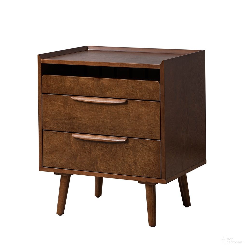 Florrie Nightstand In Walnut