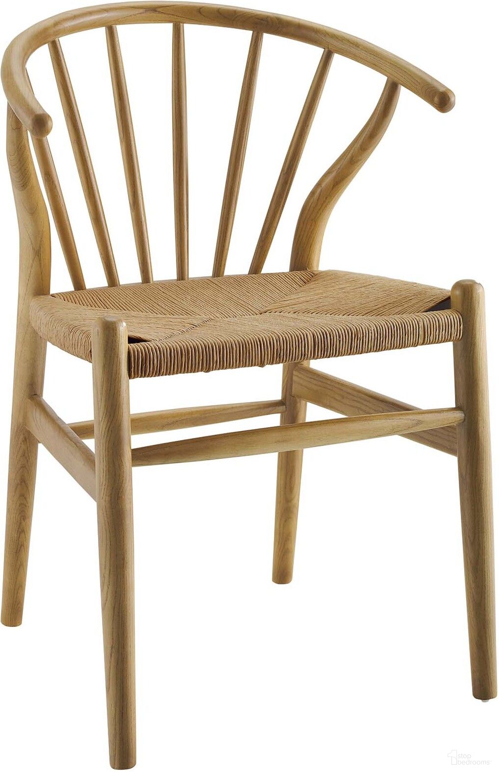 The appearance of Flourish Natural Spindle Wood Dining Side Chair EEI-3338-NAT designed by Modway in the modern / contemporary interior design. This natural piece of furniture was selected by 1StopBedrooms from Flourish Collection to add a touch of cosiness and style into your home. Sku: EEI-3338-NAT. Material: Wood. Chair Type: Side Chair.