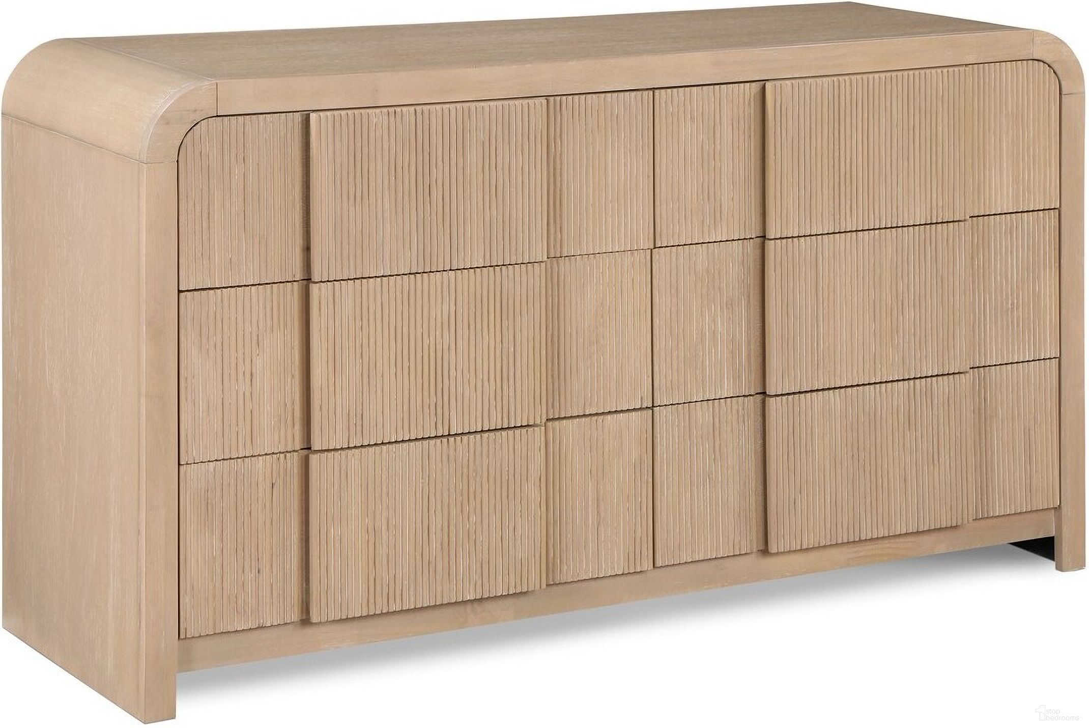 Fluted Dresser In Natural