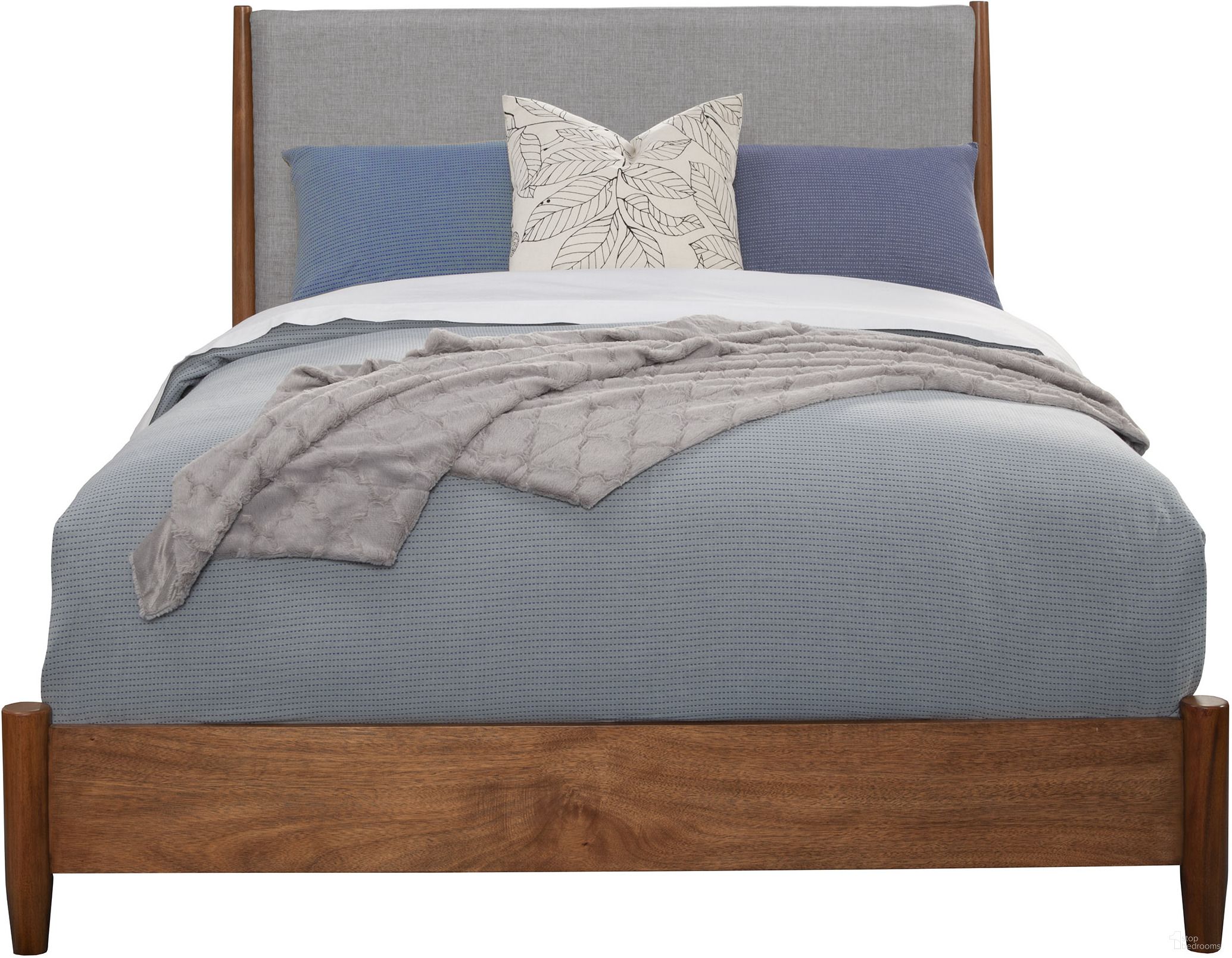 The appearance of Flynn Two Tone Full Panel Bed In Chestnut and Grey designed by Alpine in the transitional interior design. This chestnut/grey piece of furniture was selected by 1StopBedrooms from Flynn Collection to add a touch of cosiness and style into your home. Sku: 999-08F. Bed Type: Panel Bed. Bed Size: Full. Material: Mahogany.