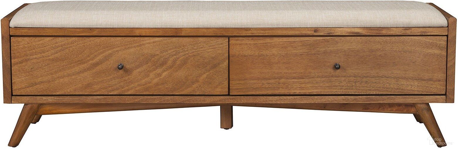 Flynn Bench In Chestnut