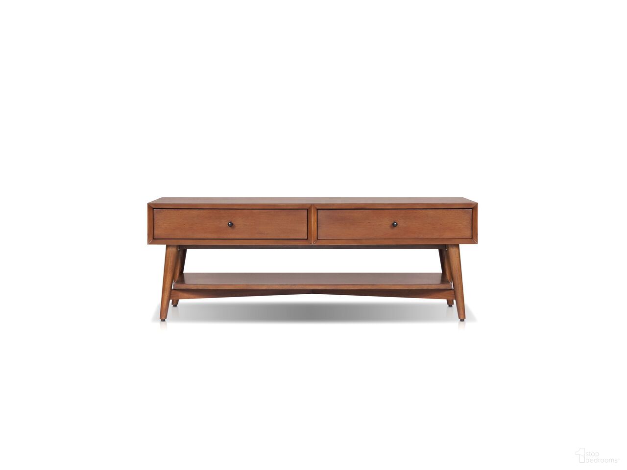 The appearance of Flynn 17 Inch Coffee Table In Chestnut designed by Alpine in the transitional interior design. This chestnut piece of furniture was selected by 1StopBedrooms from Flynn Collection to add a touch of cosiness and style into your home. Sku: 966-91. Material: Mahogany.