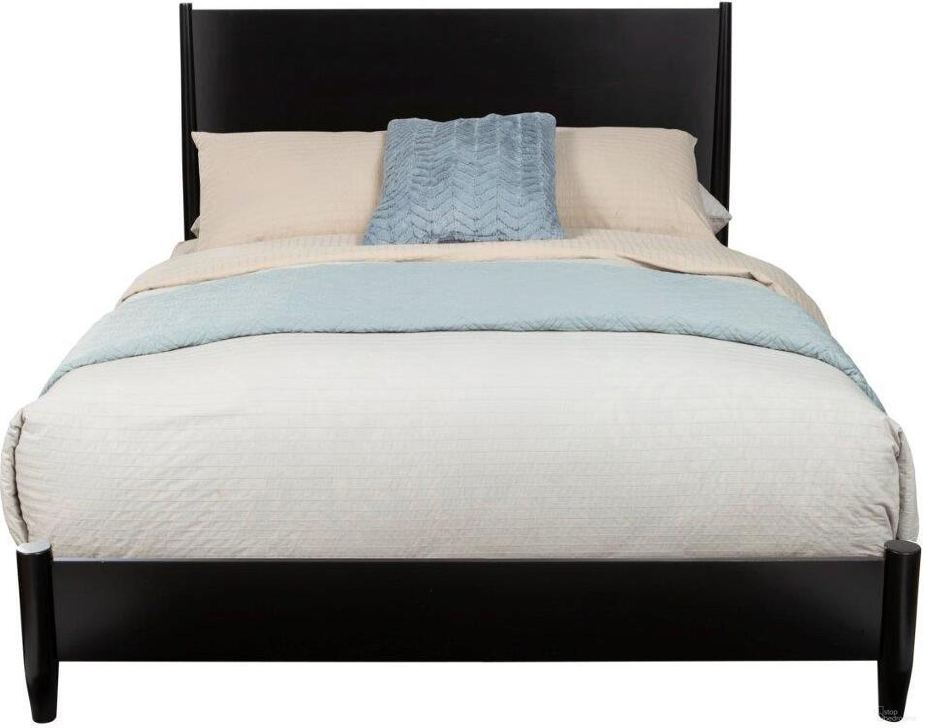 The appearance of Flynn Full Platform Bed In Black designed by Alpine in the transitional interior design. This black piece of furniture was selected by 1StopBedrooms from Flynn Collection to add a touch of cosiness and style into your home. Sku: 766BLK-08F. Bed Type: Platform Bed. Bed Size: Full. Material: Mahogany.