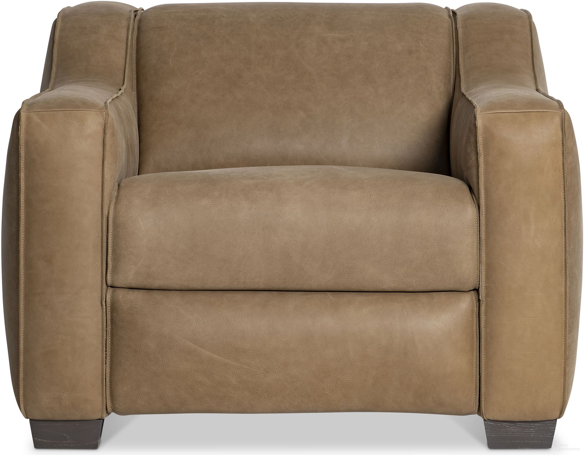 The appearance of Flynn Leather Power Motion Chair In Beige and Tan designed by Bernhardt in the modern / contemporary interior design. This beige/tan piece of furniture  was selected by 1StopBedrooms from Flynn Collection to add a touch of cosiness and style into your home. Sku: 752RLO. Material: Leather.