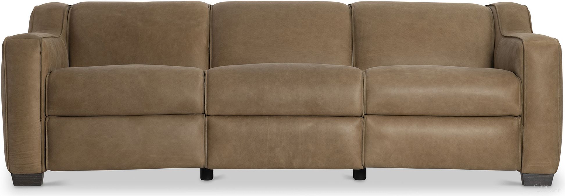 The appearance of Flynn Leather Power Motion Sofa In Beige and Tan designed by Bernhardt in the modern / contemporary interior design. This beige/tan piece of furniture was selected by 1StopBedrooms from Flynn Collection to add a touch of cosiness and style into your home. Sku: 757RLO. Material: Leather.