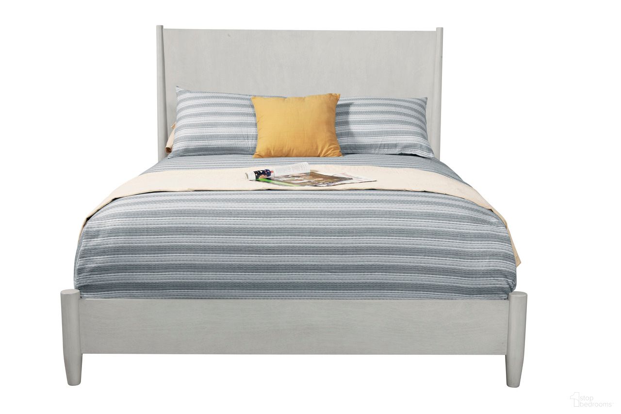 Flynn Queen Panel Bed In Gray