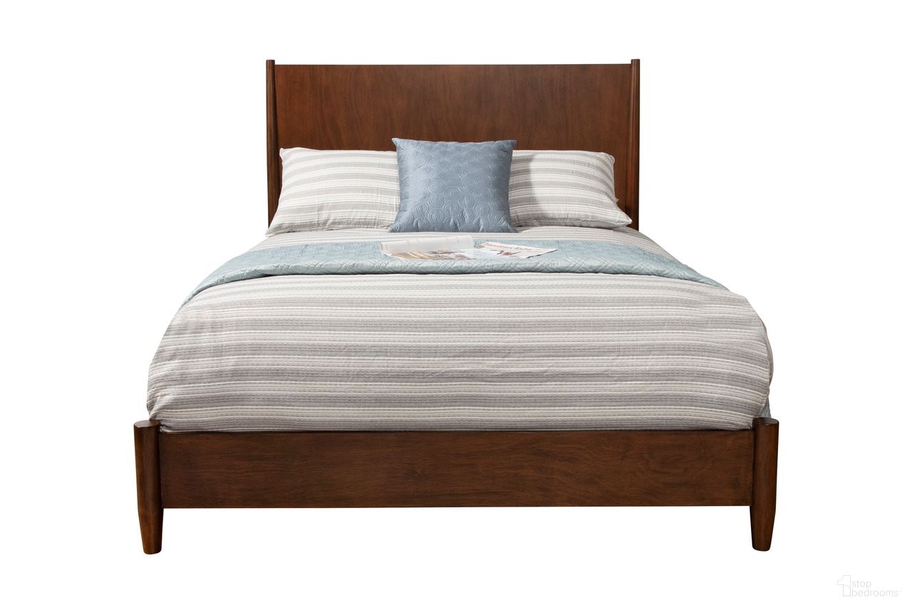 Flynn Standard King Panel Bed In Walnut