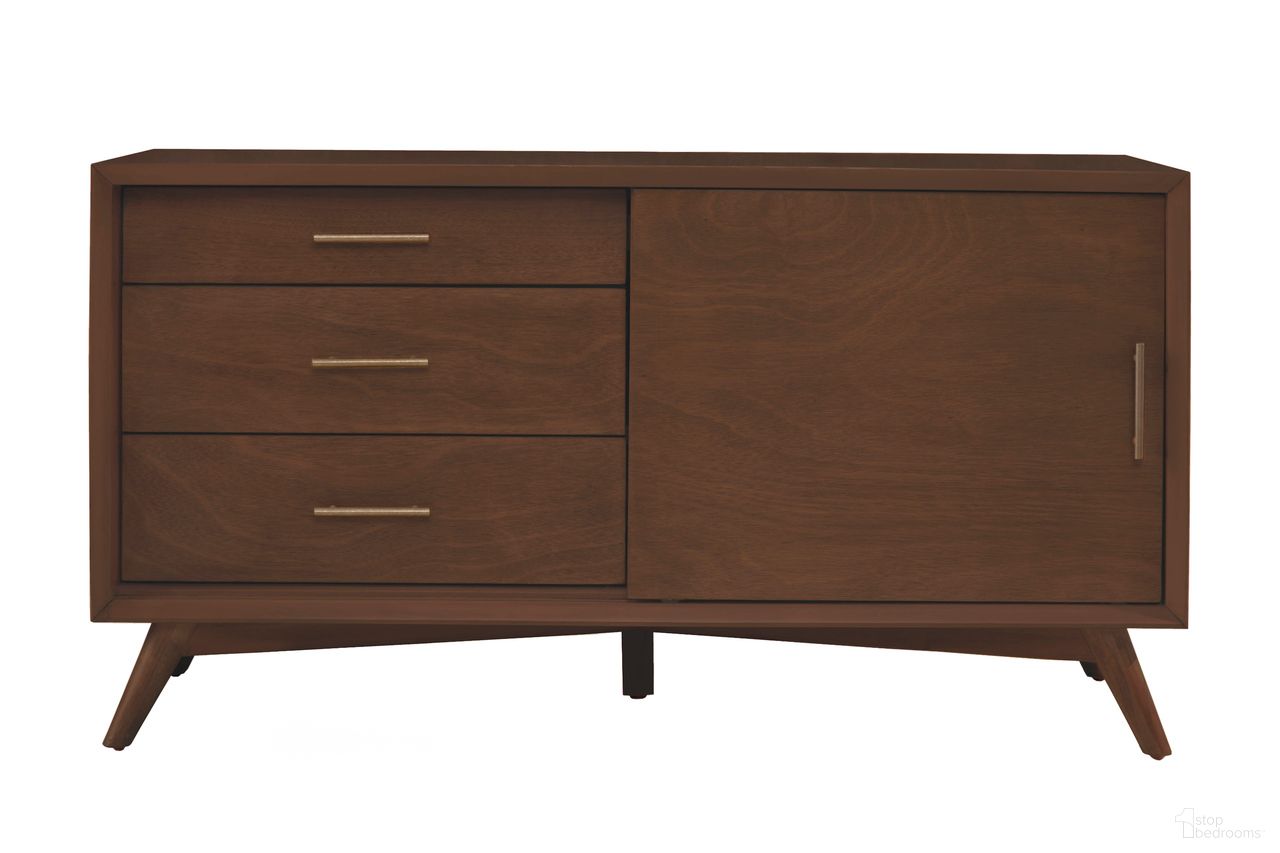 Flynn Small TV Console In Walnut