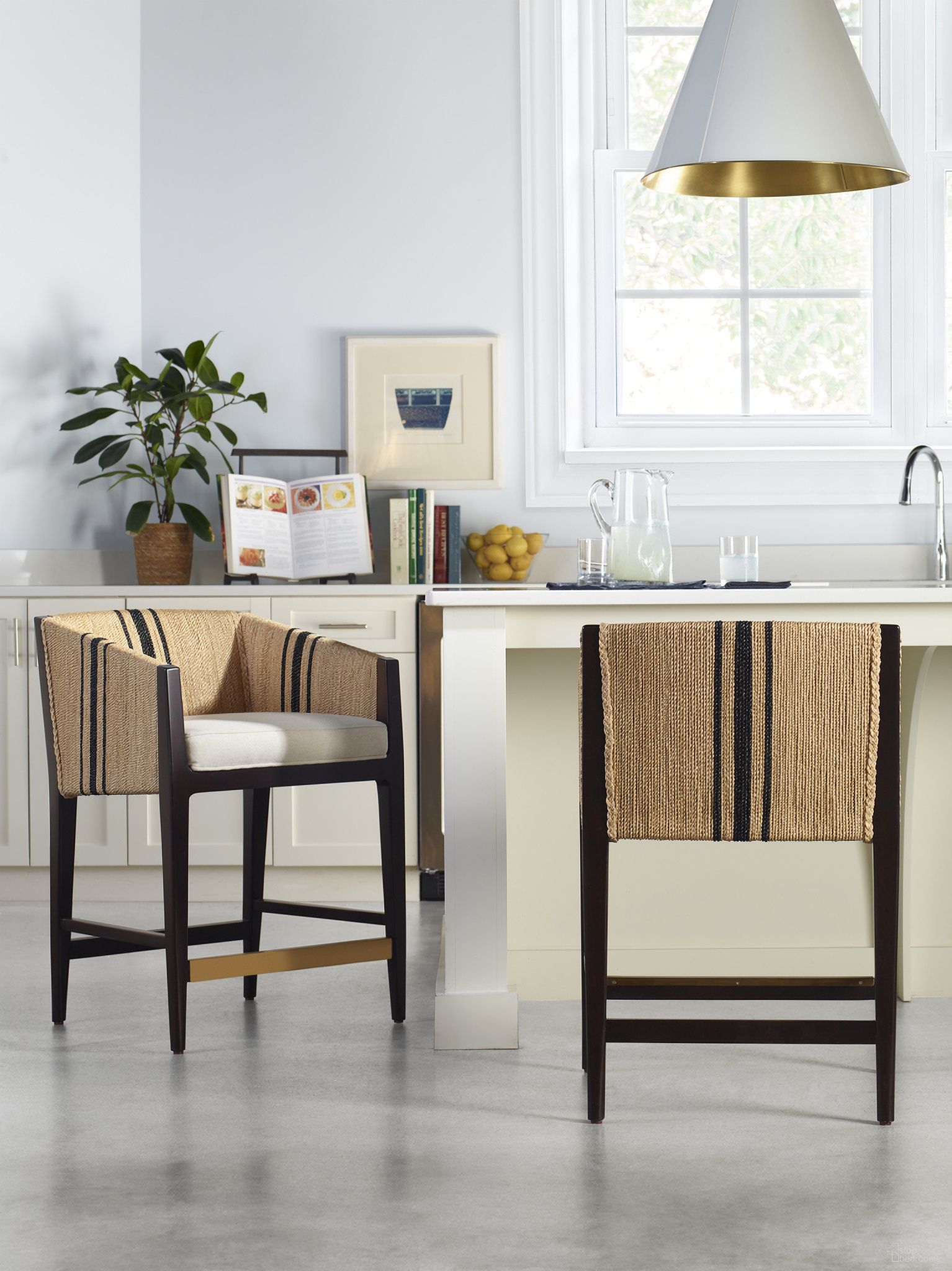 The appearance of Folly Arm Chair In Black designed by Century Furniture in the modern / contemporary interior design. This black piece of furniture was selected by 1StopBedrooms from Curate Collection to add a touch of cosiness and style into your home. Sku: CT2116. Material: Wood. Chair Type: Arm Chair.
