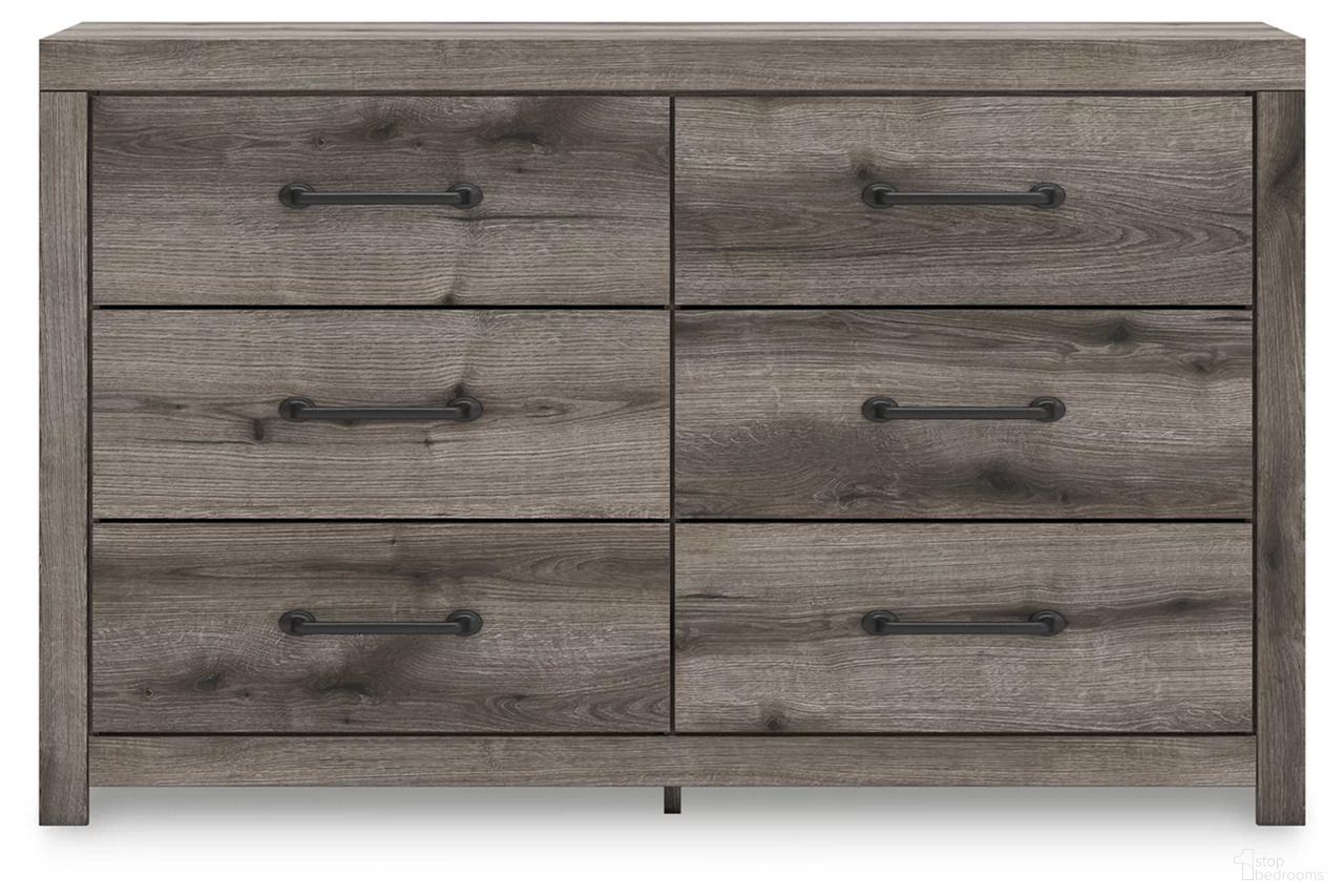 The appearance of Fondenlane Dresser In Brown Gray designed by Signature Design by Ashley in the transitional interior design. This brown gray piece of furniture was selected by 1StopBedrooms from Fondenlane Collection to add a touch of cosiness and style into your home. Sku: NCB2405-31. Material: Wood.