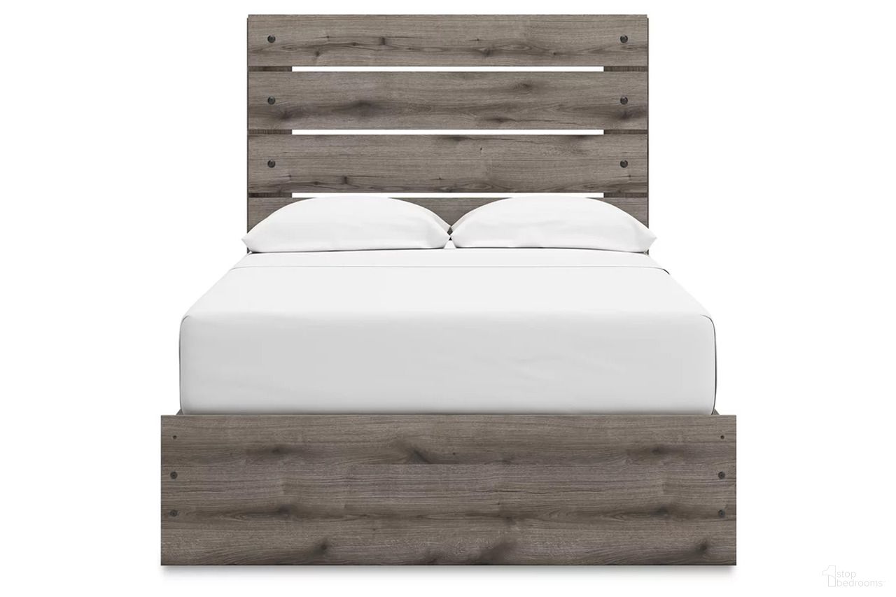 The appearance of Fondenlane Full Panel Bed with Storage In Brown Gray designed by Signature Design by Ashley in the transitional interior design. This brown gray piece of furniture was selected by 1StopBedrooms from Fondenlane Collection to add a touch of cosiness and style into your home. Sku: B100-12;NCB2405-50;NCB2405-50;NCB2405-55. Bed Type: Panel Bed. Material: Wood. Bed Size: Full.