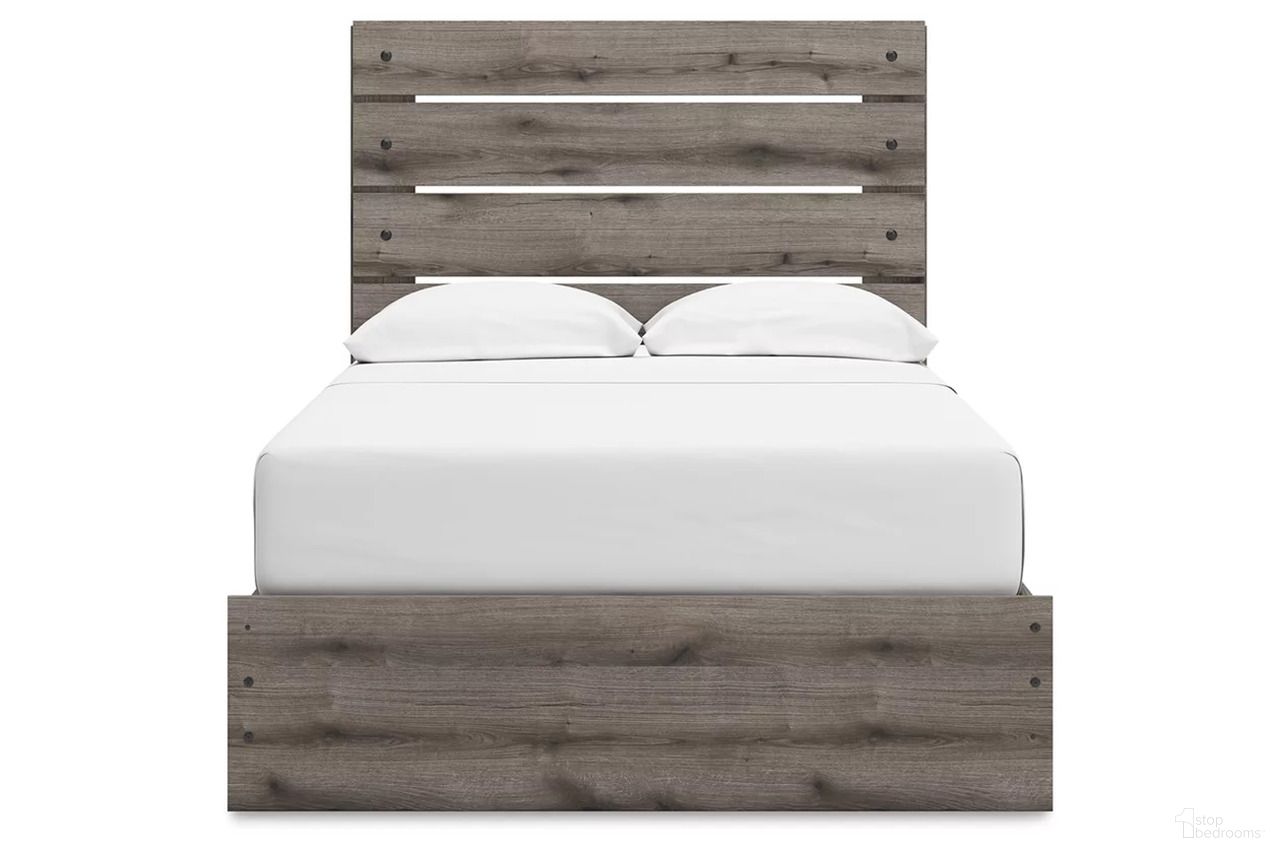 The appearance of Fondenlane Full Panel Storage Bed In Brown Gray designed by Signature Design by Ashley in the transitional interior design. This brown gray piece of furniture  was selected by 1StopBedrooms from Fondenlane Collection to add a touch of cosiness and style into your home. Sku: B100-12;NCB2405-150;NCB2405-55. Bed Type: Storage Bed. Material: Wood. Bed Size: Full.