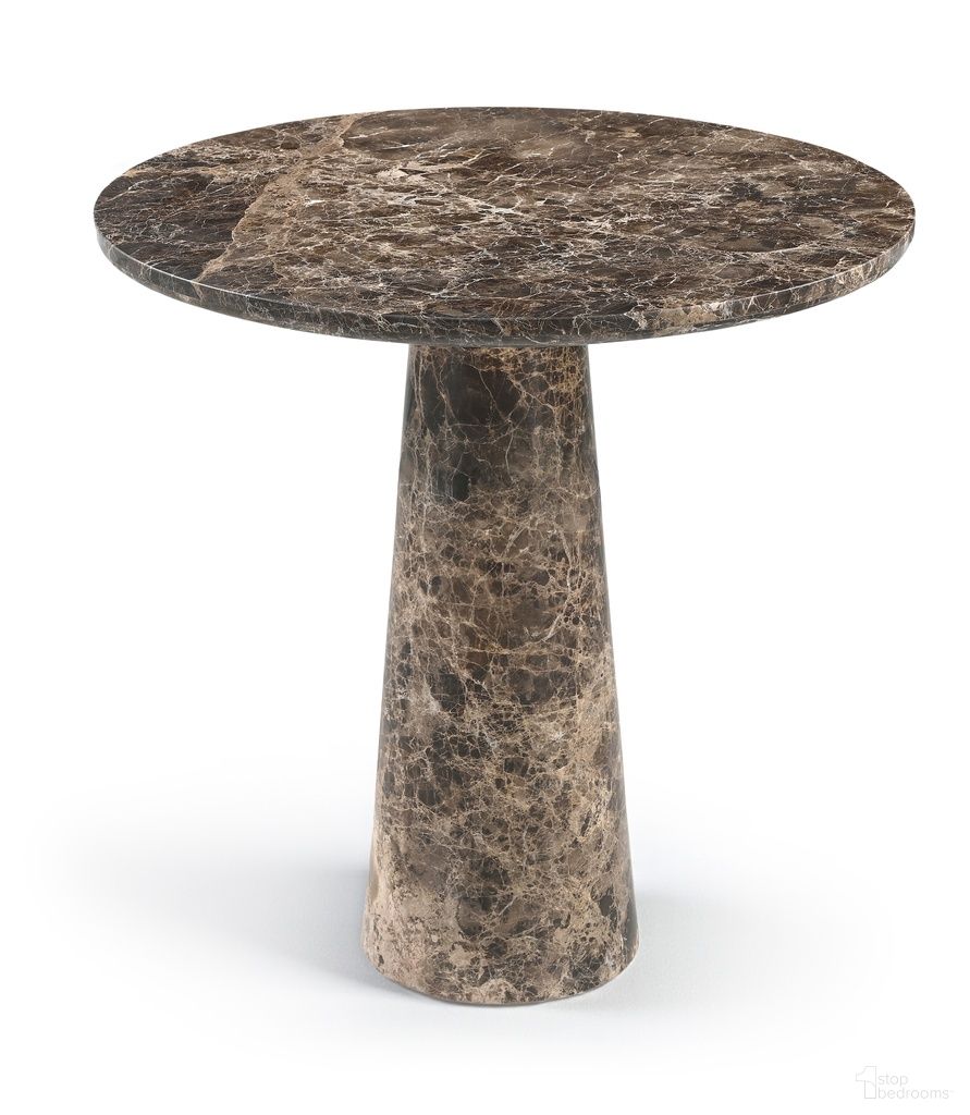 The appearance of Fontelina 30 Inch Genuine Marble Bistro Dining Table In Emperador designed by Meridian in the modern / contemporary interior design. This emperador piece of furniture  was selected by 1StopBedrooms from Fontelina Collection to add a touch of cosiness and style into your home. Sku: 919Emperador-DT30 Box 1/2 (Top);919Emperador-DT30 Box 2/2 (Base). Table Base Style: Pedestal. Table Top Shape: Round. Material: Marble. Size: 30".